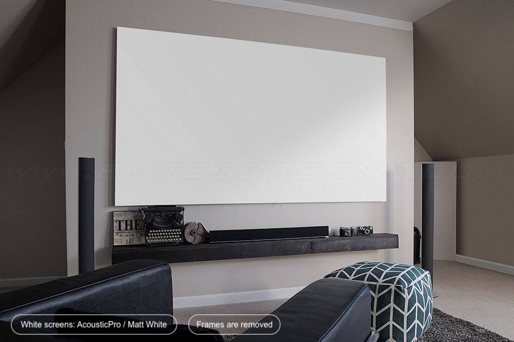 AEON EDGE FREE - RAHMENLEINWAND-16:9 / AcousticPro-UHD / 399 x 224-StarBright CLR®- Elite Screens Leinwand