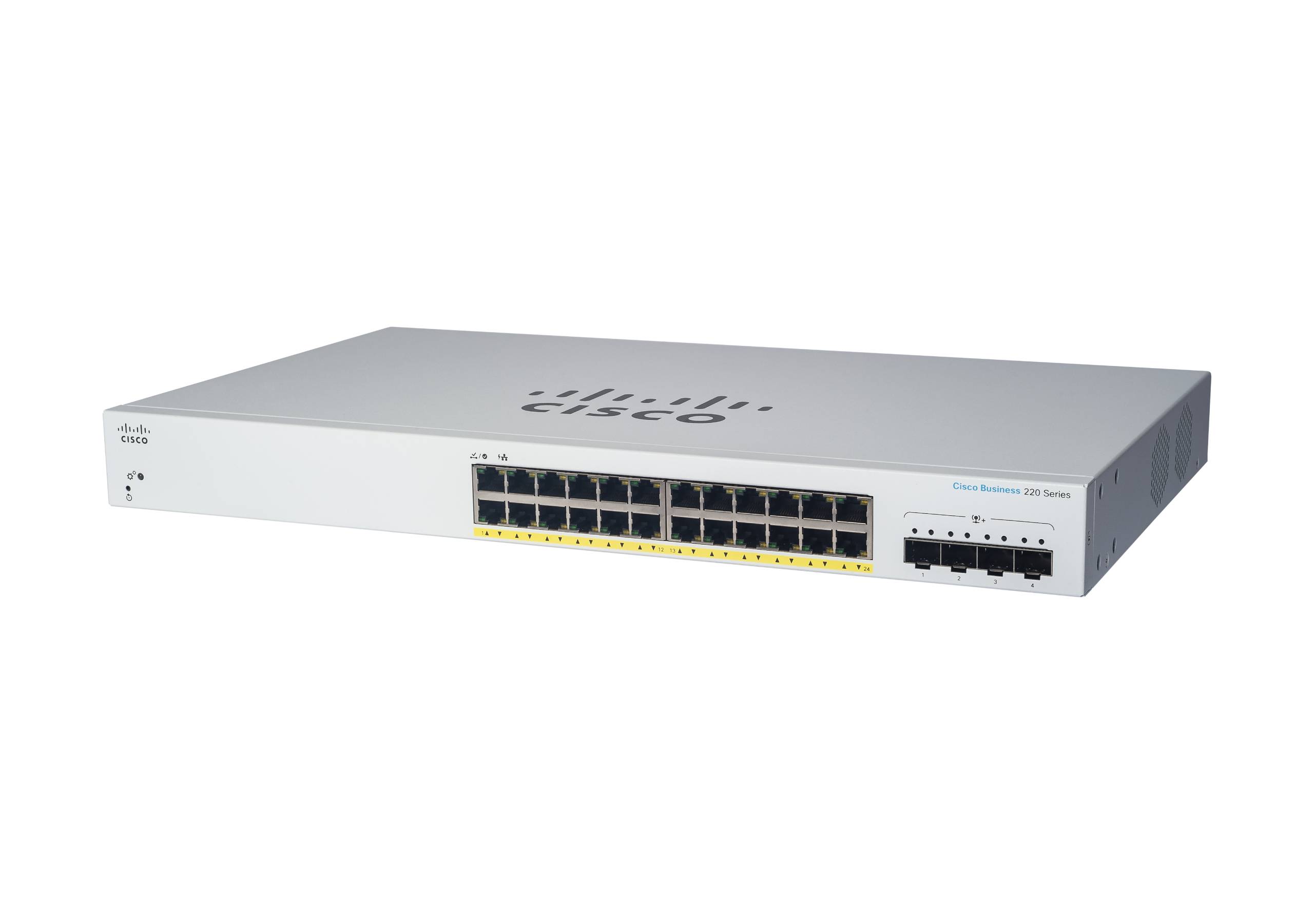 Cisco CBS220-24FP-4X Gestito L2 Gigabit Ethernet [10/100/1000] Supporto Power over Ethernet [PoE] Bianco (Cisco Business