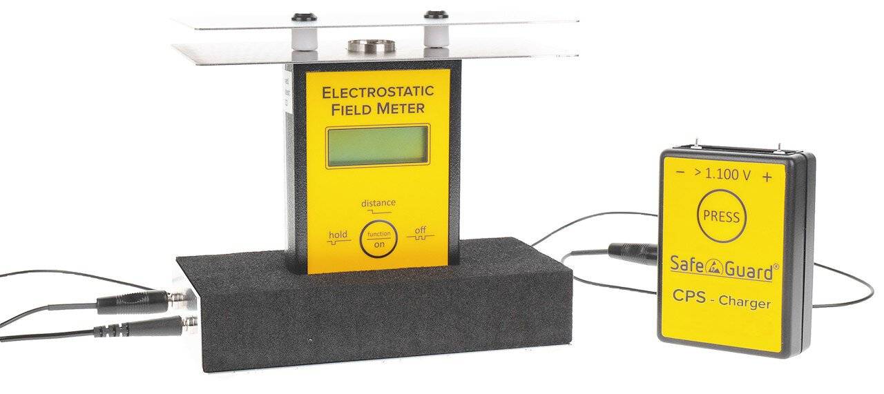 Safeguard Elektrofeldmeter, digital, inkl. Charge-Plate-Set (CPS)