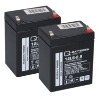 2x 12V 2,9Ah Bleigel f. Samitec Hebesysteme zum Selbsteinbau QB 2x 12V 2,9Ah Bleigel f. Samitec Hebesysteme zum Selbsteinbau QB