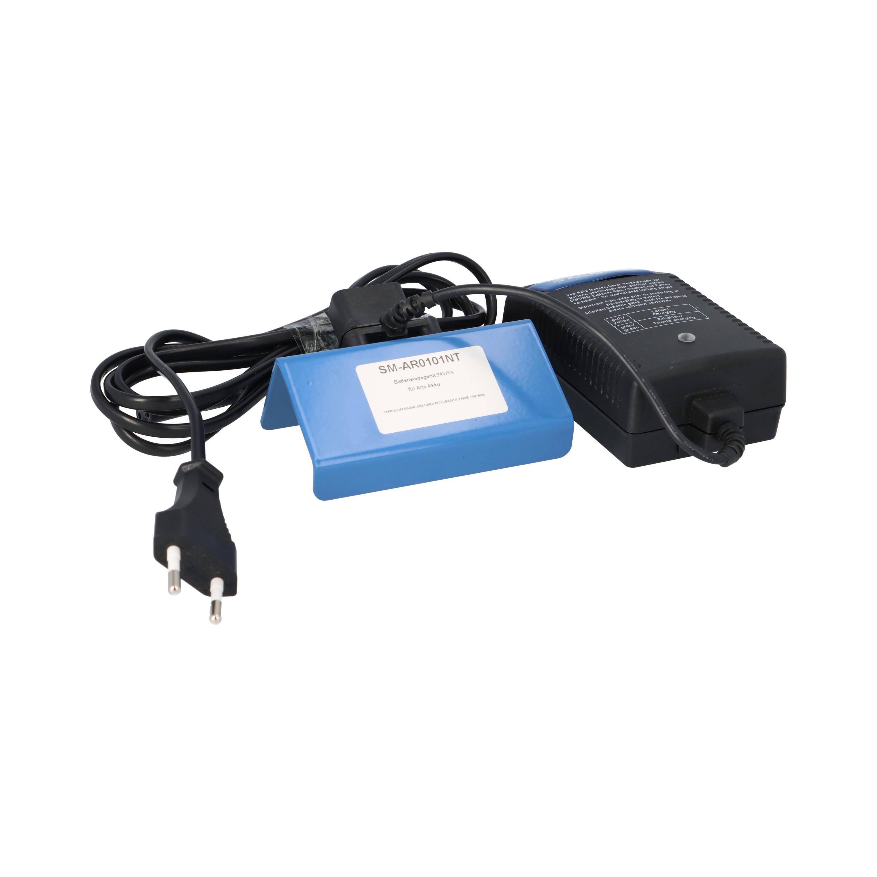 Ladegerät für Arjo Tempo / Opera / Encore / Sara Plus /Sarita / Trixie - 24V 6Ah
