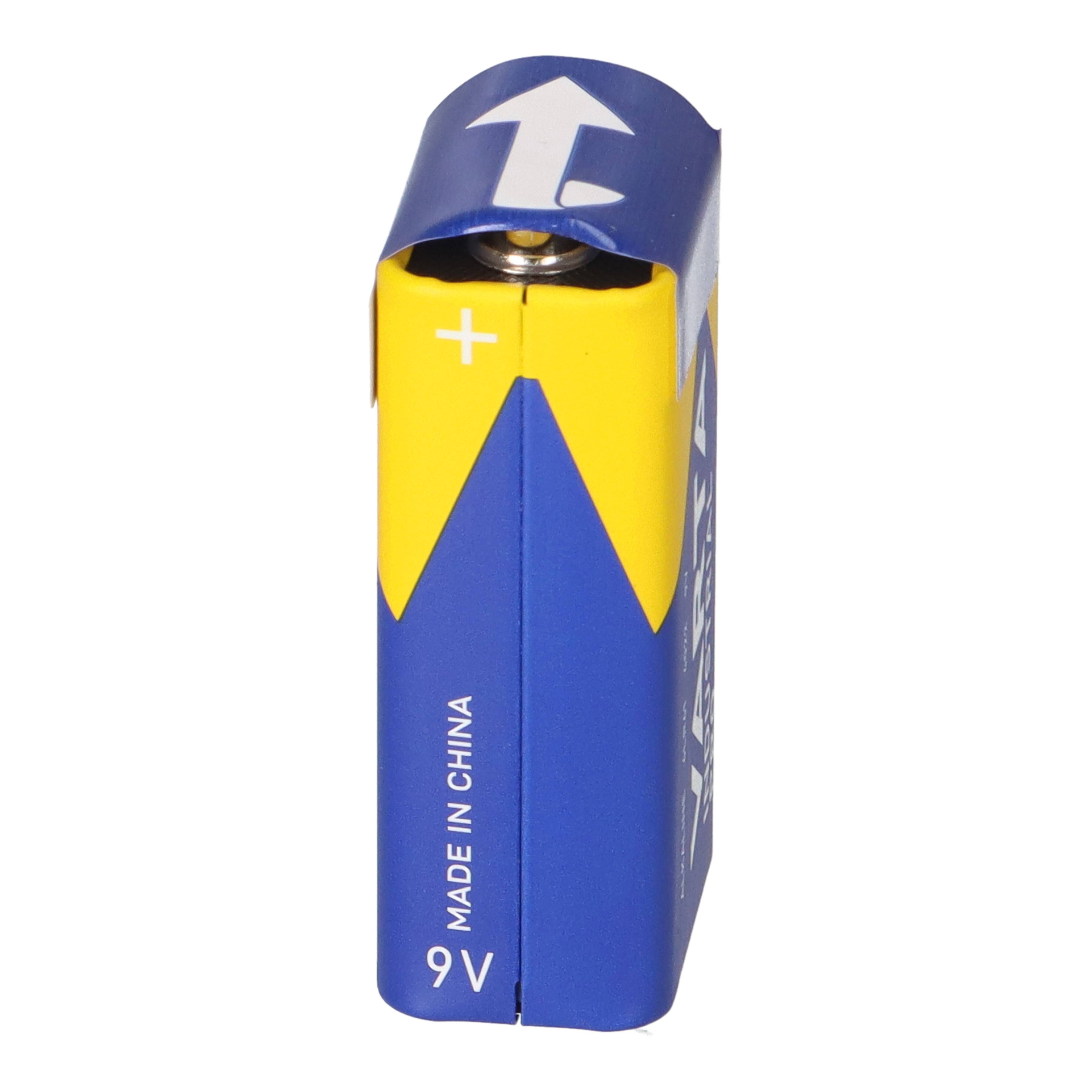 40x VARTA 4022 Industrial 9V Block Batterie 6LR61 - passend für Gewerbe, Service &amp; Rauchmelder