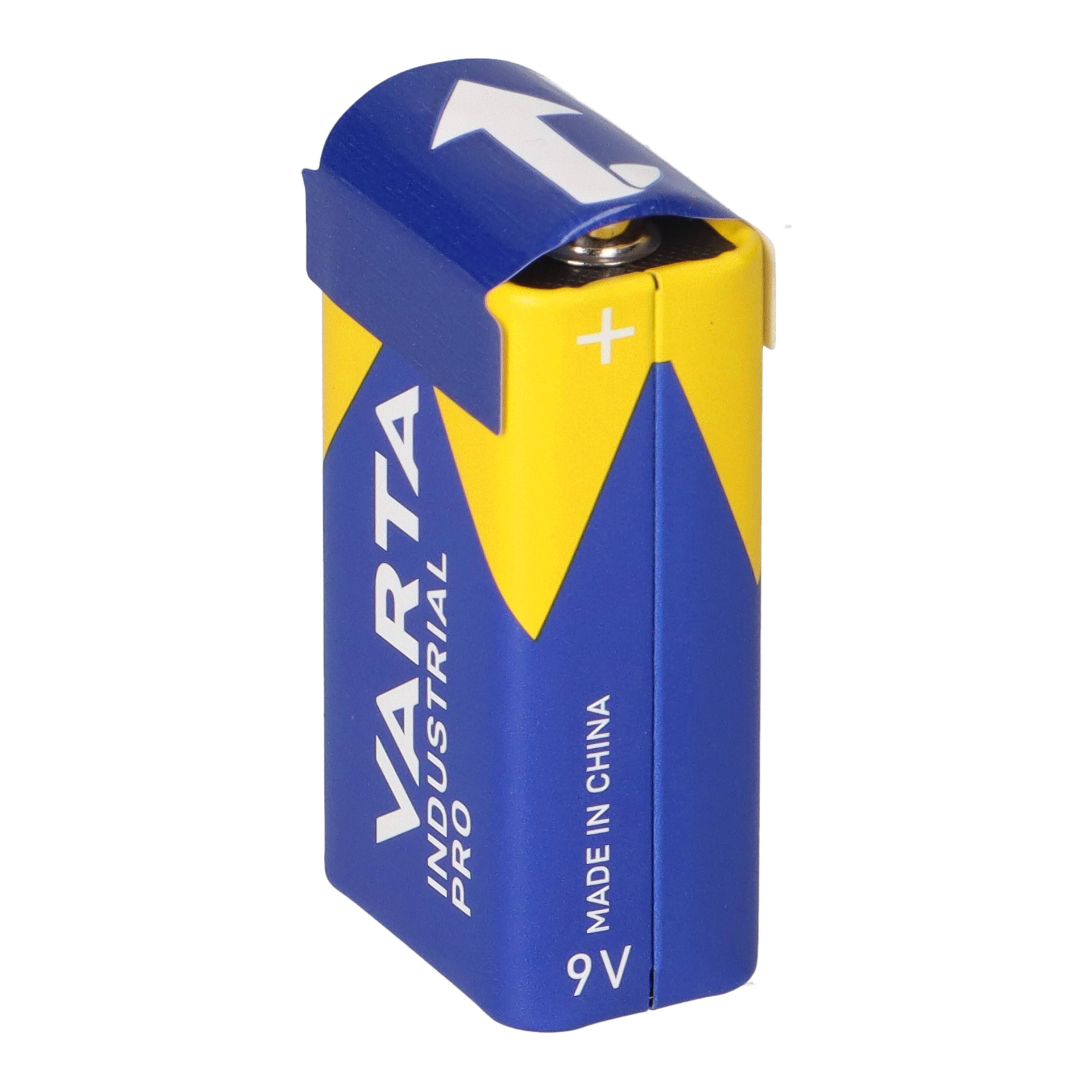 40x VARTA 4022 Industrial 9V Block Batterie 6LR61 - passend für Gewerbe, Service &amp; Rauchmelder