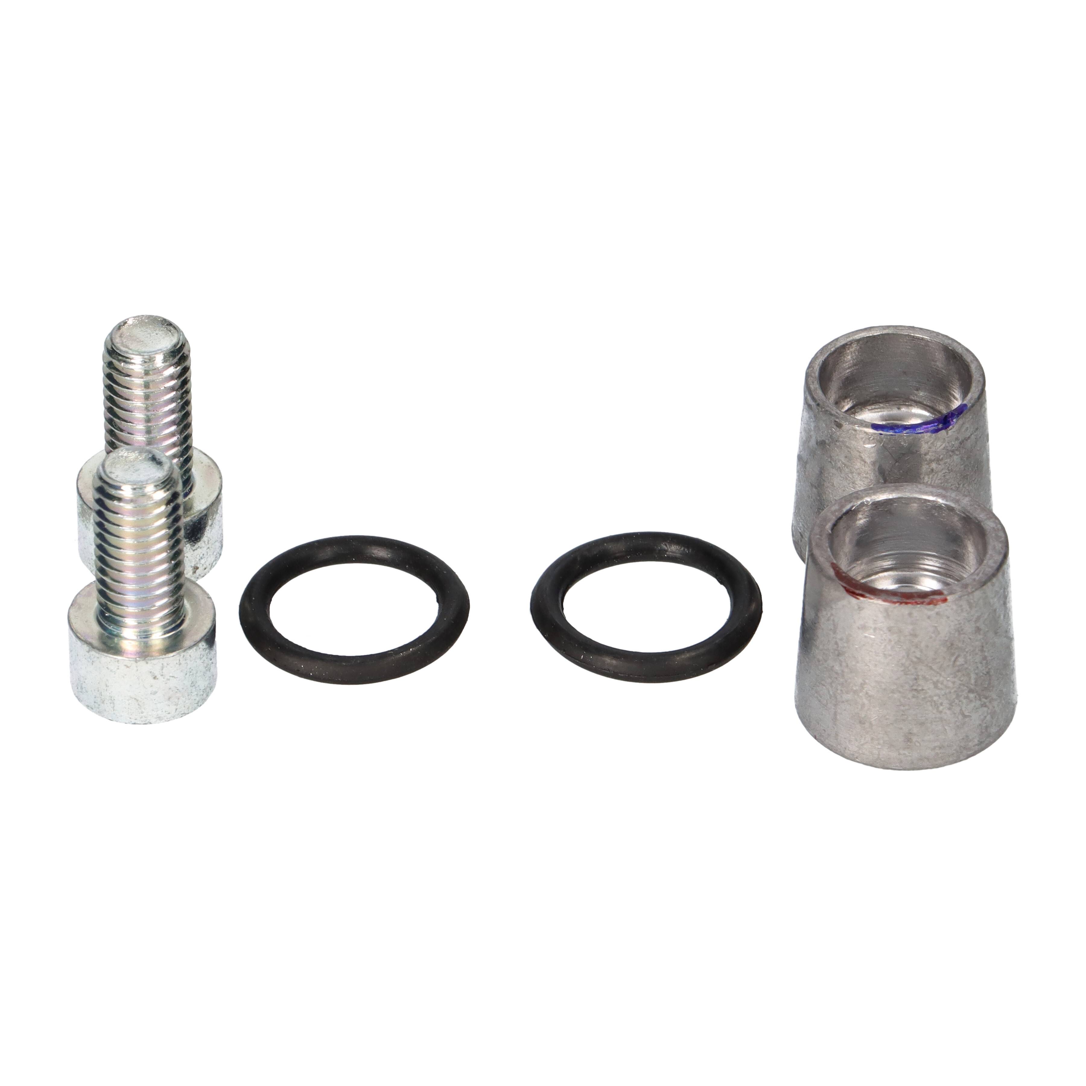 Poladapterset M8-Innengewinde 8mm auf Rundpol Autopol 2 Stück