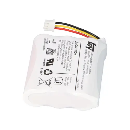 Lithium-Ionen Akkupack 3,6V 10,05Ah 36Wh 1S3P Kabel & Stecker Lithium-Ionen Akkupack 3,6V 10,05Ah 36Wh 1S3P Kabel & Stecker