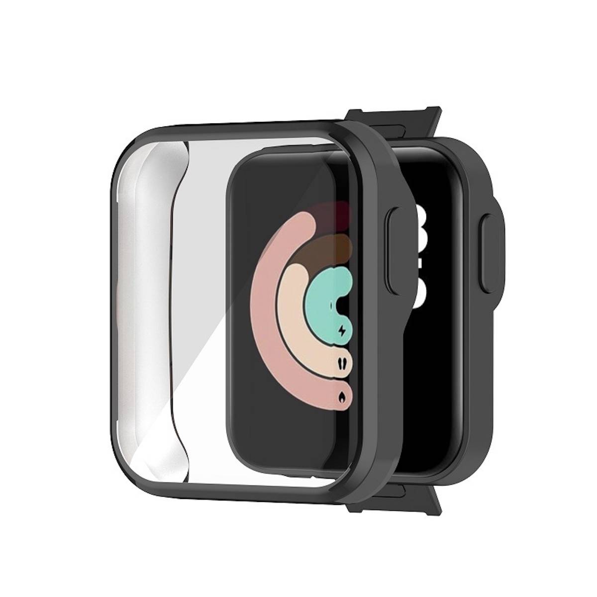 Für Xiaomi Redmi Watch TPU Watch Gehäuse Case Hülle Case Cover Schutz