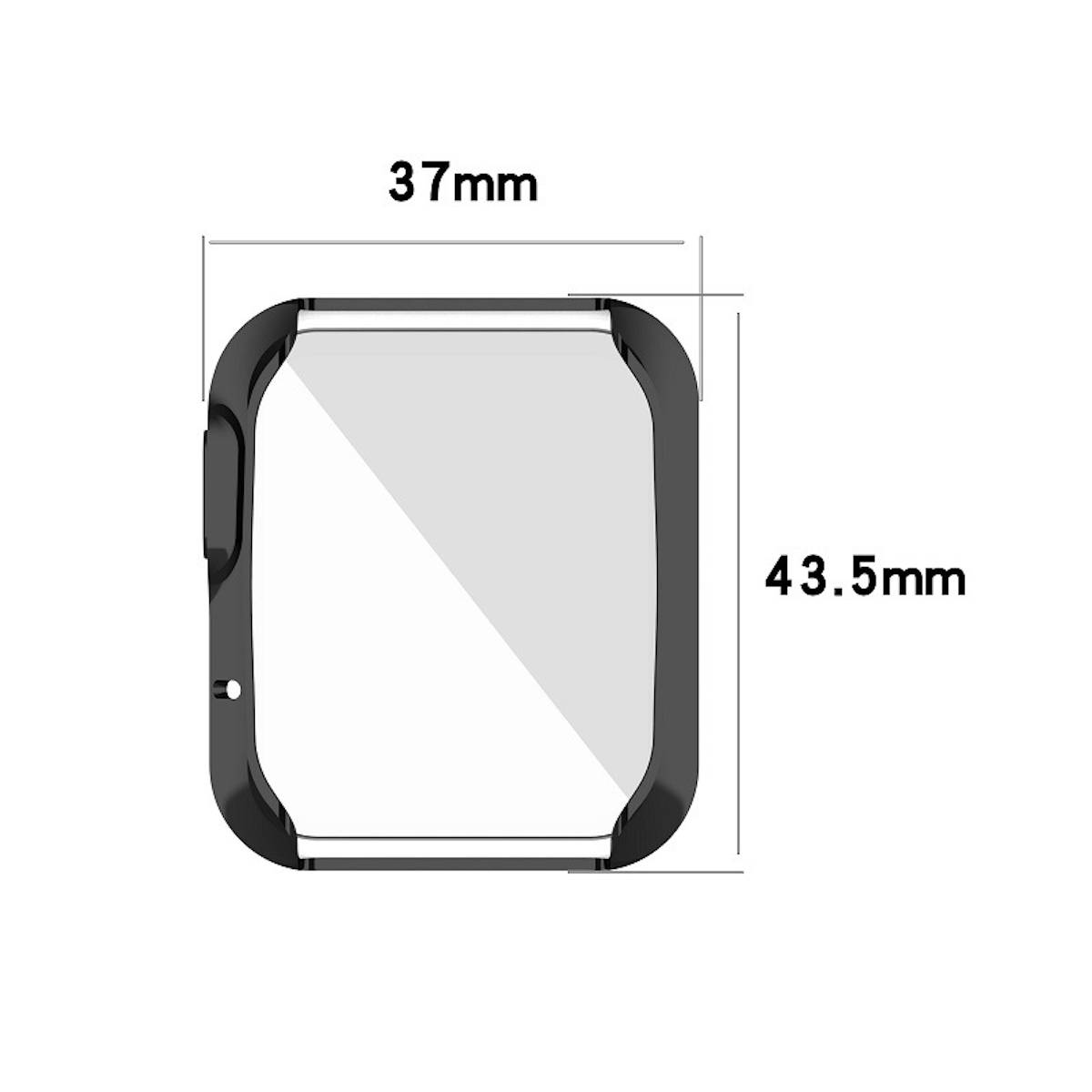 Für Xiaomi Redmi Watch TPU Watch Case Hülle Case Cover Schutz Zubehör