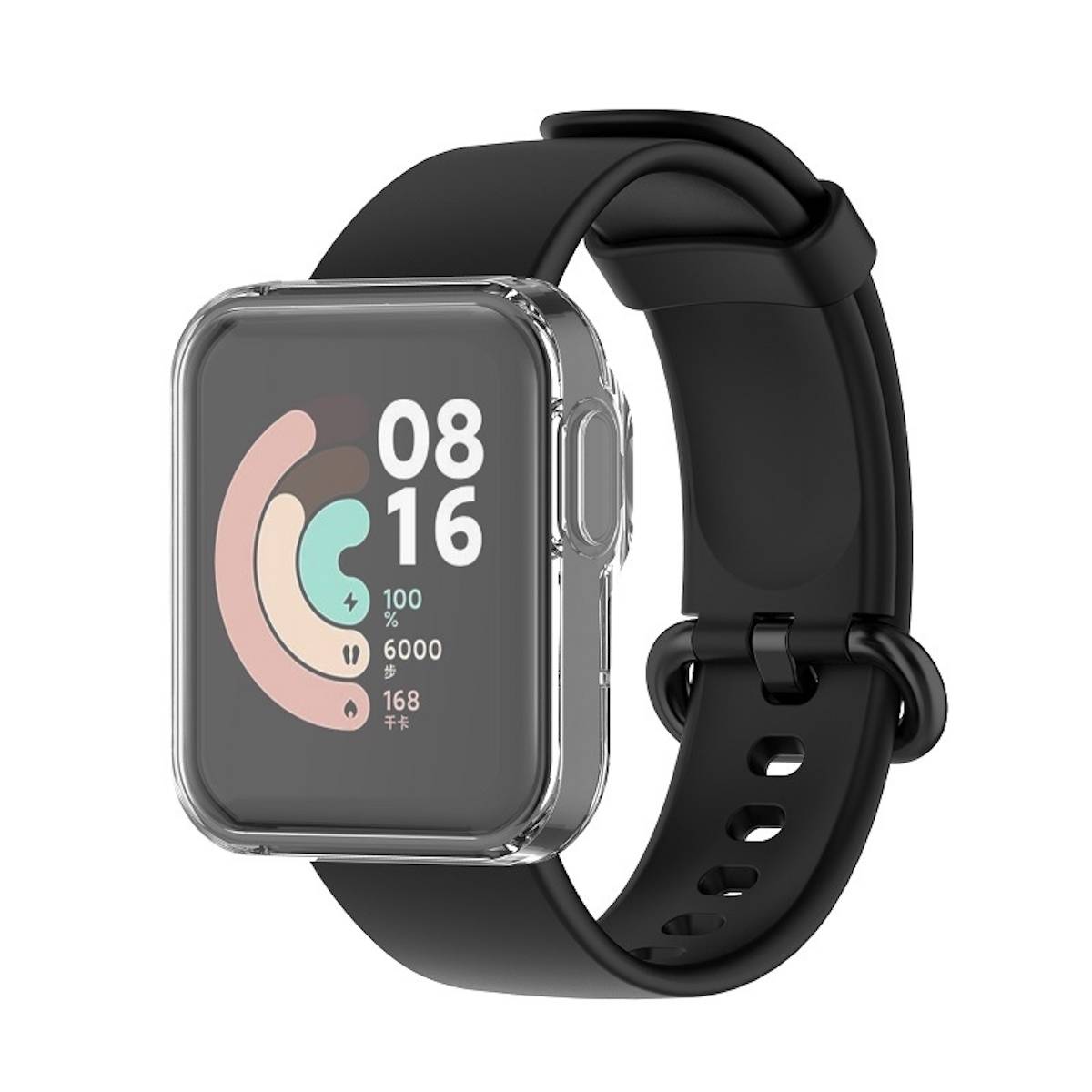 Für Xiaomi Redmi Watch TPU Watch Case Hülle Case Cover Schutz Zubehör