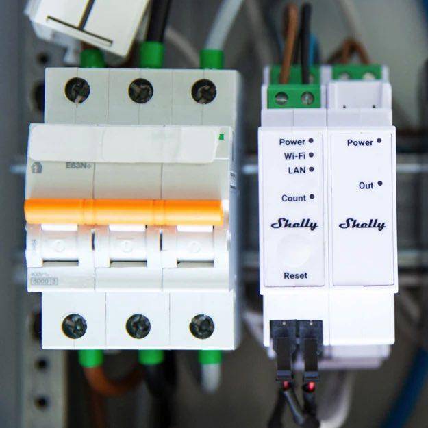 Shelly Pro 3EM Switch Add-on - Zubehör fuer