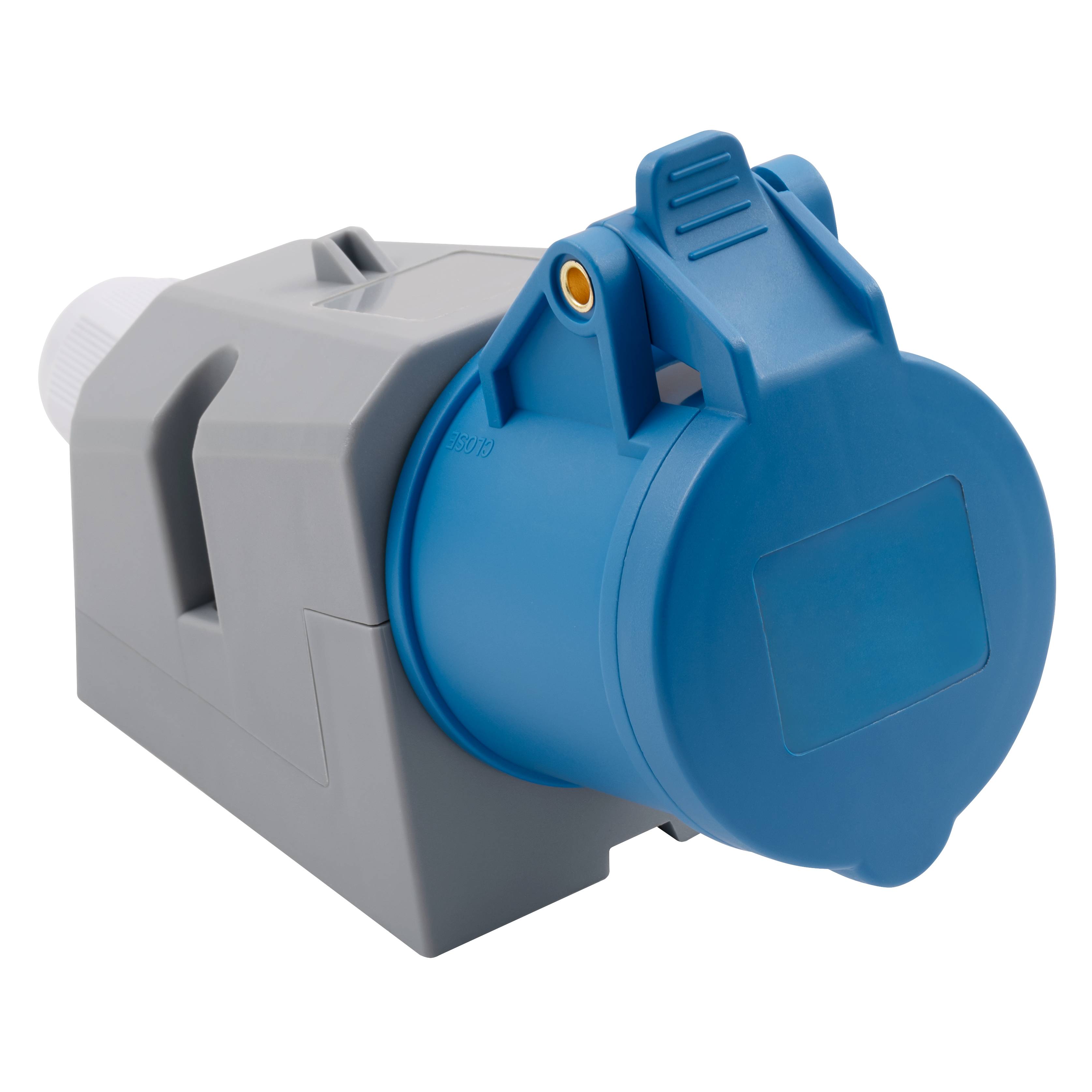 CEE-Kupplung McPower, Wandmontage, IP44, 250V, 16A, 3-polig, IP44