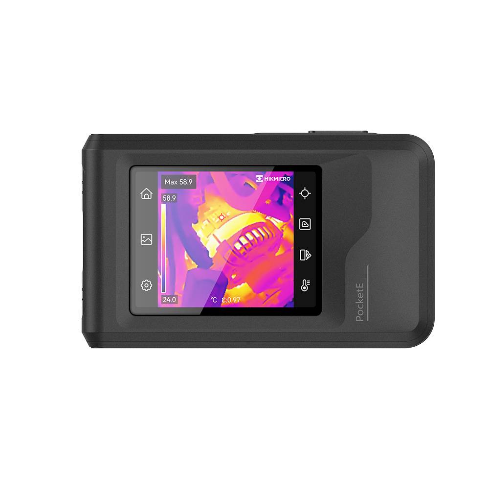 HIKMICRO PocketE Wärmbildkamera mit 96x96 Auflösung (mit Super IR 240x240), 25Hz, 4 GB Speicher