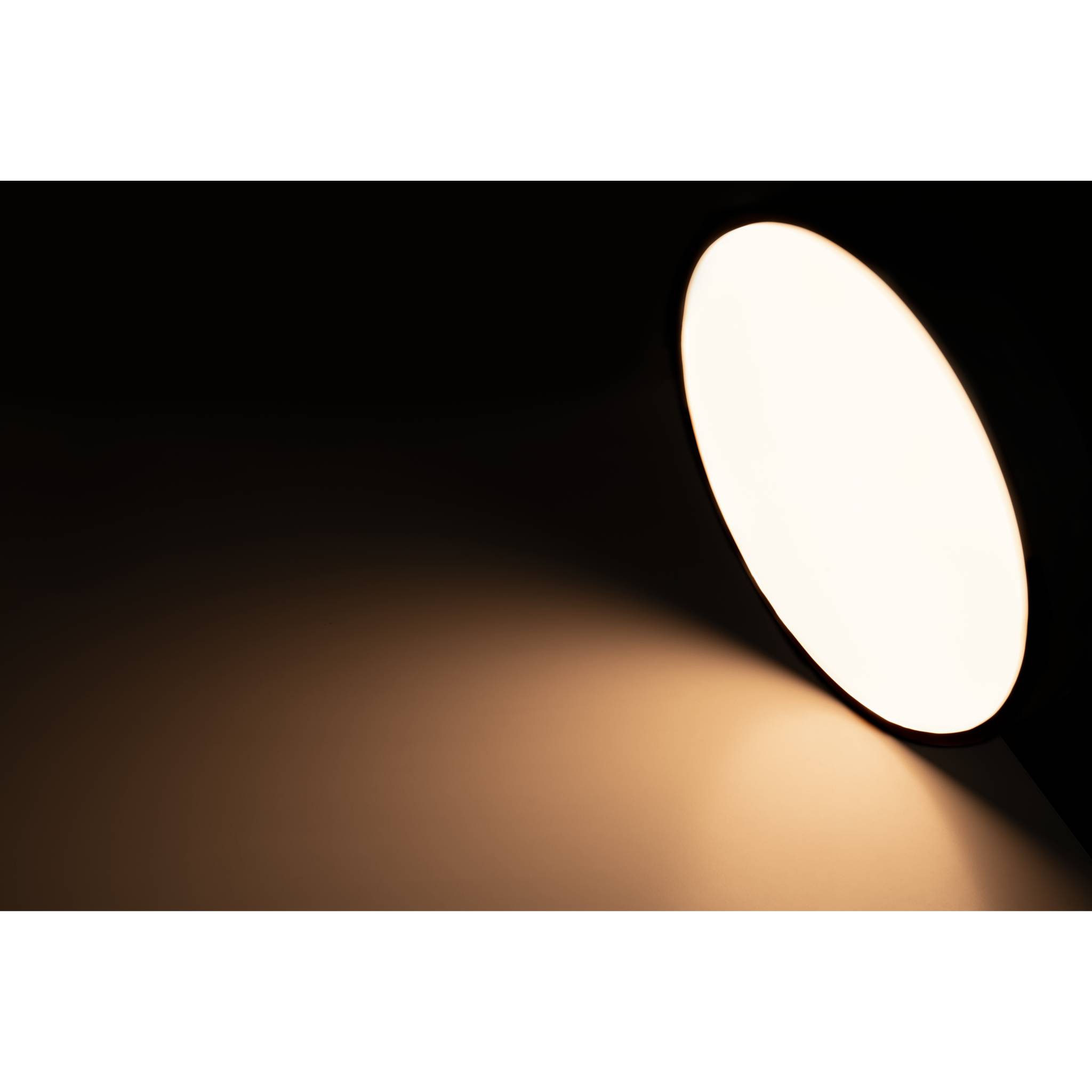 Wifi LED-Deckenleuchte McShine 35W, 4.450lm, Ø40cm, CCT+RGB, schwarz