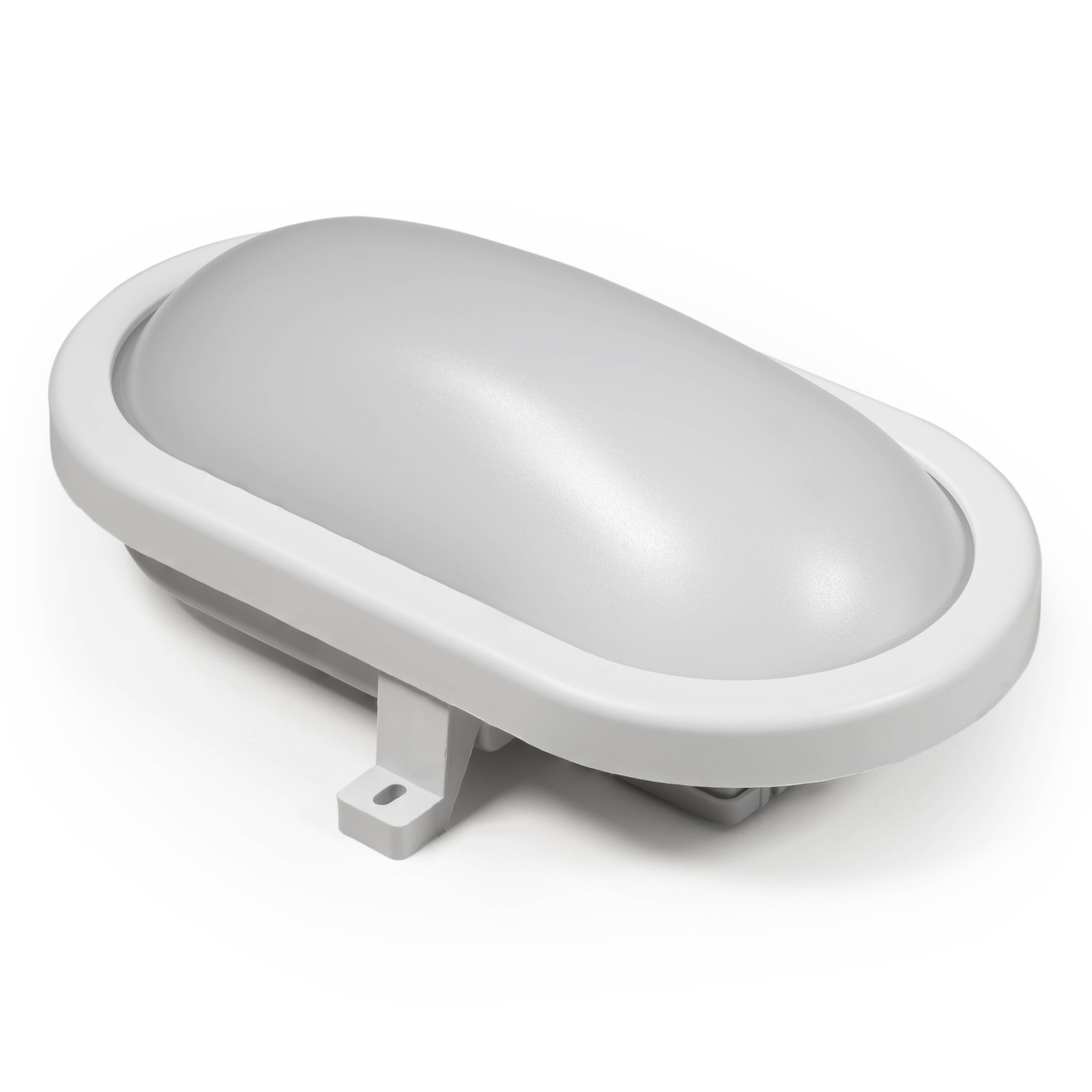 LED Feuchtraumleuchte McShine 960lm, 3000K, 12W, warmweiß, IP65, 216x118x79mm