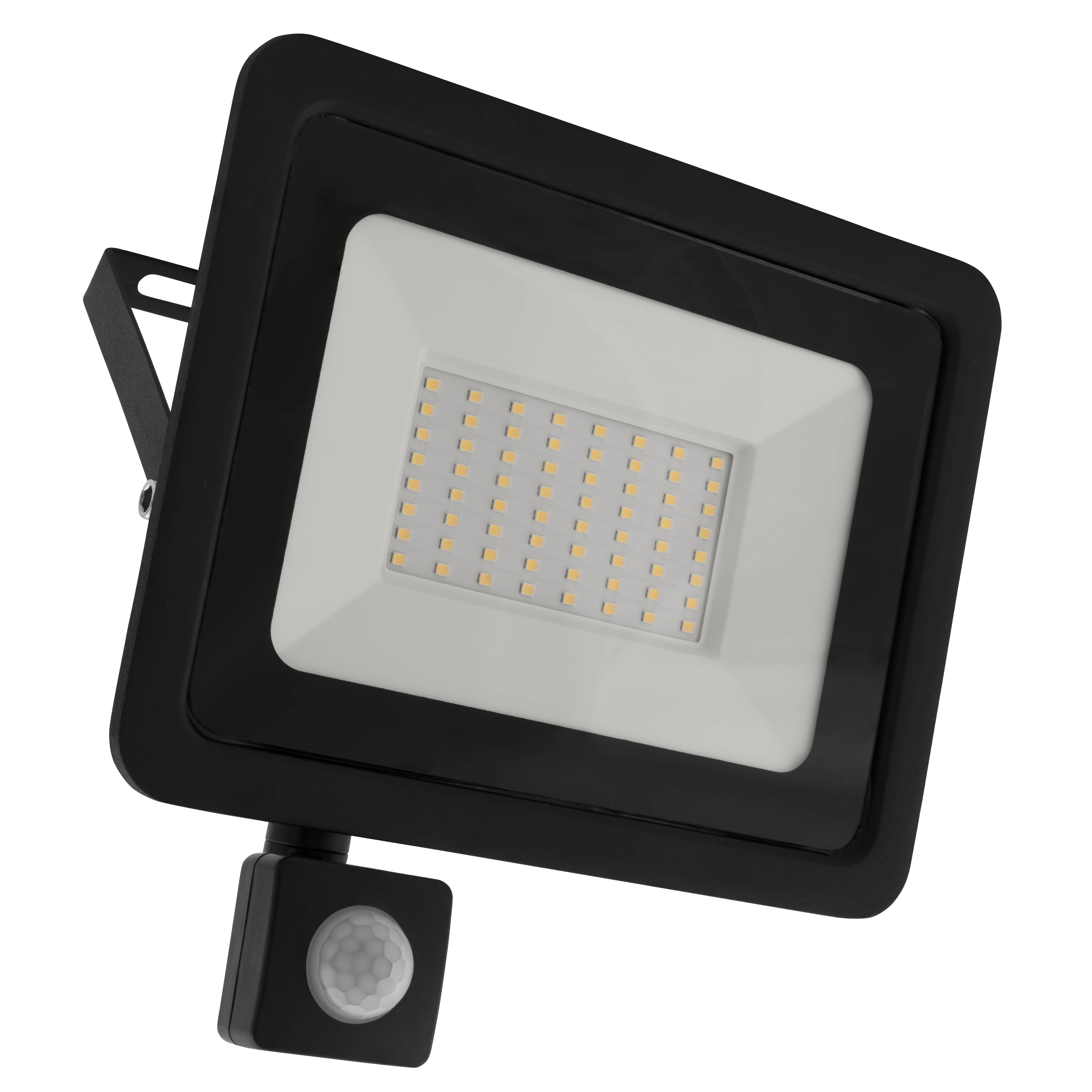 LED-Außenstrahler McShine "Slim" 50W, 4250lm, IP66, 4000K, Bewegungsmelder