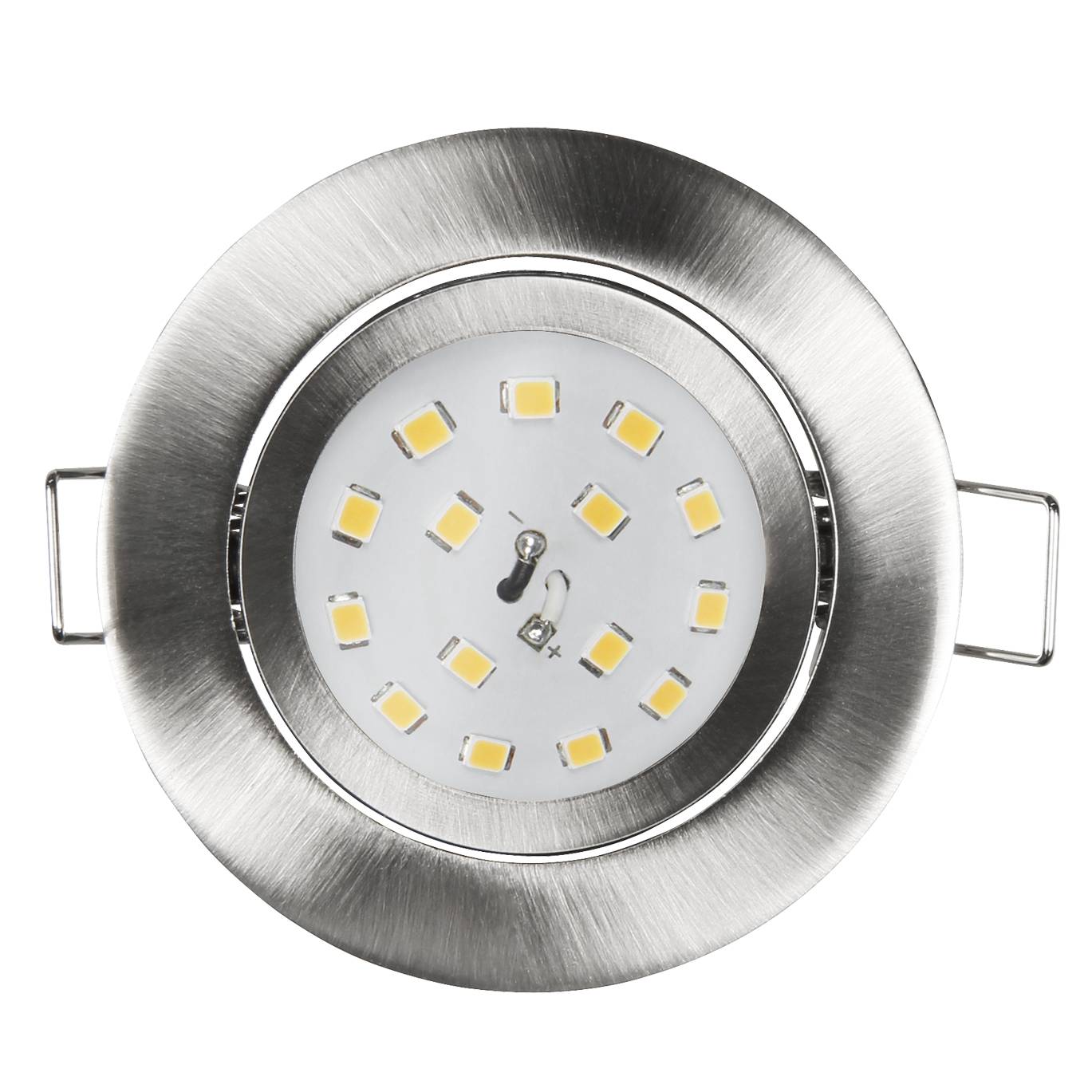 LED Einbauleuchte McShine "Slim" 82x28mm, 5W, 400lm, 4000K, Edelstahl gebürstet