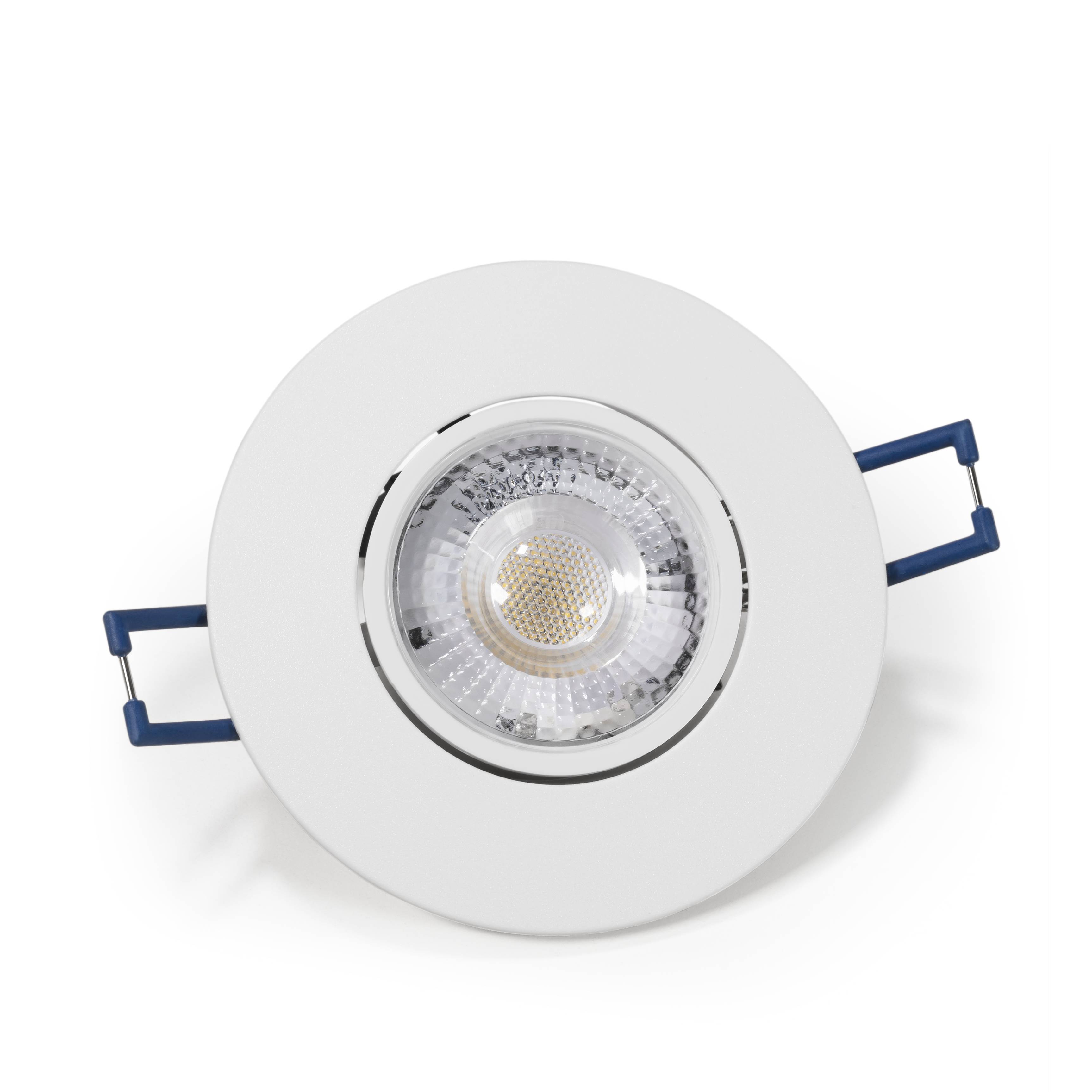 LED-Einbauleuchte McShine "EL-313" 4,5W, 450Lumen, 3000K, warmweiß, Ø90x25mm