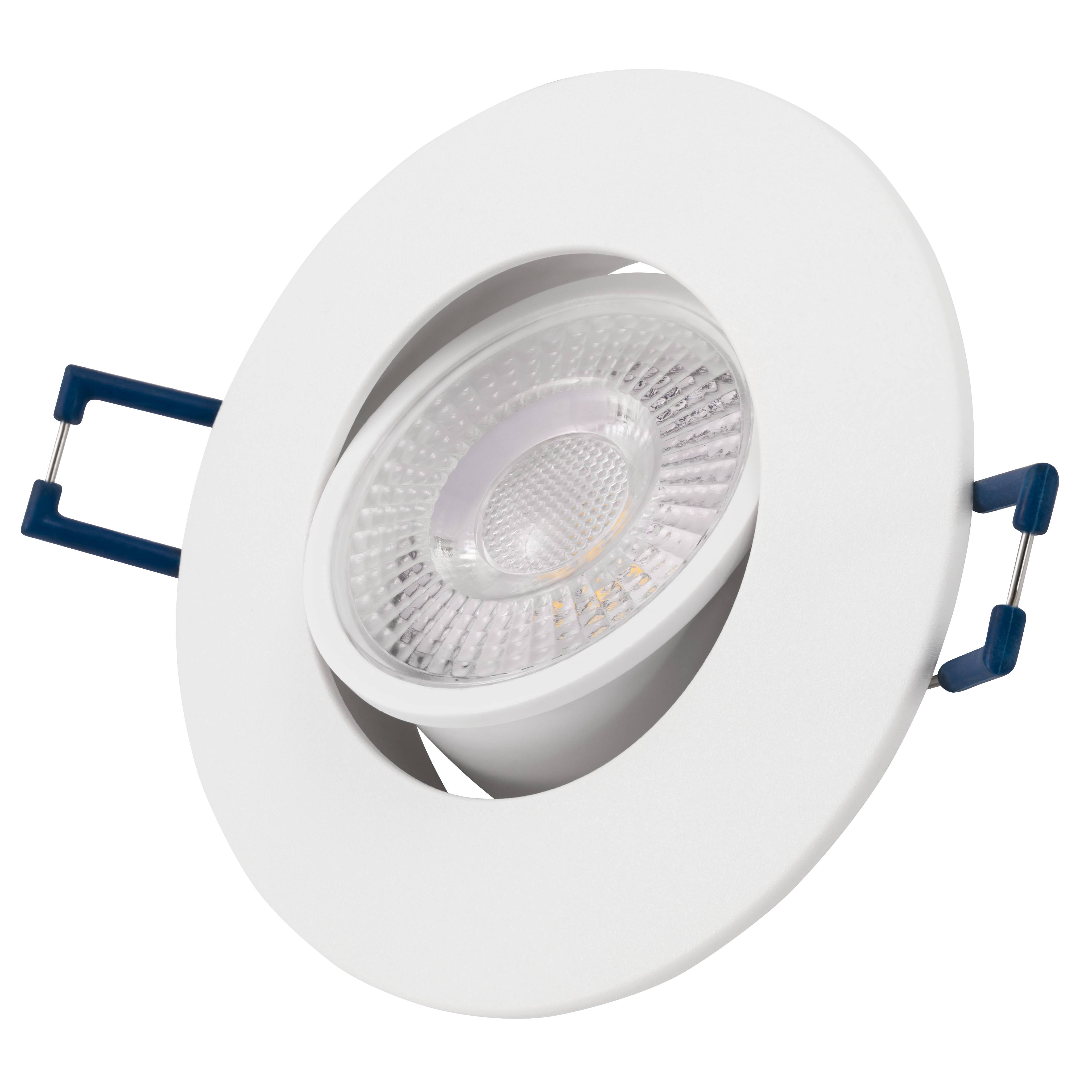 LED-Einbauleuchte McShine "EL-313" 4,5W, 450Lumen, 3000K, warmweiß, Ø90x25mm