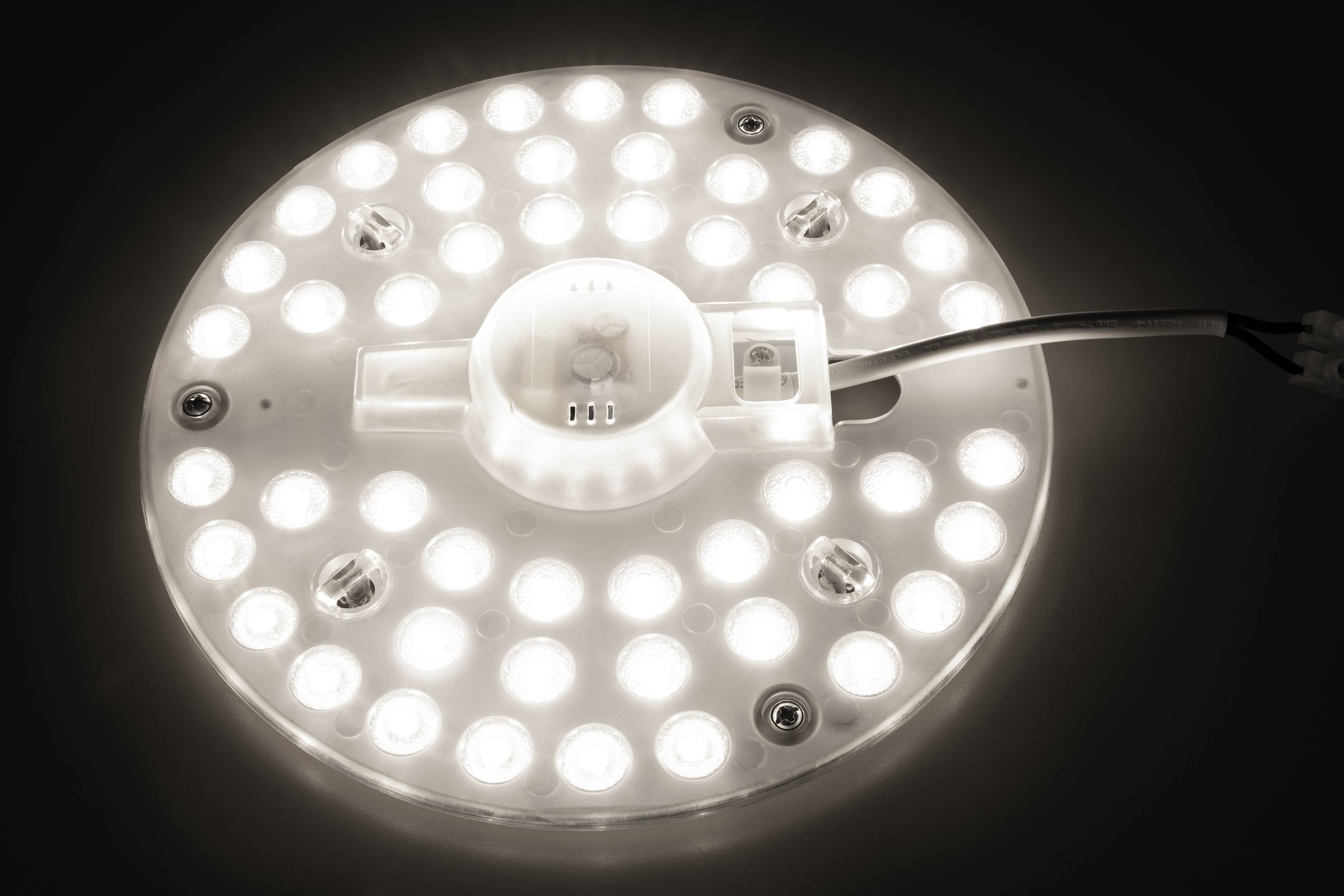 LED-Modul McShine, Umrüstsatz mit Magnethalterung, Ø18cm, 24W, 2400lm, 4000K