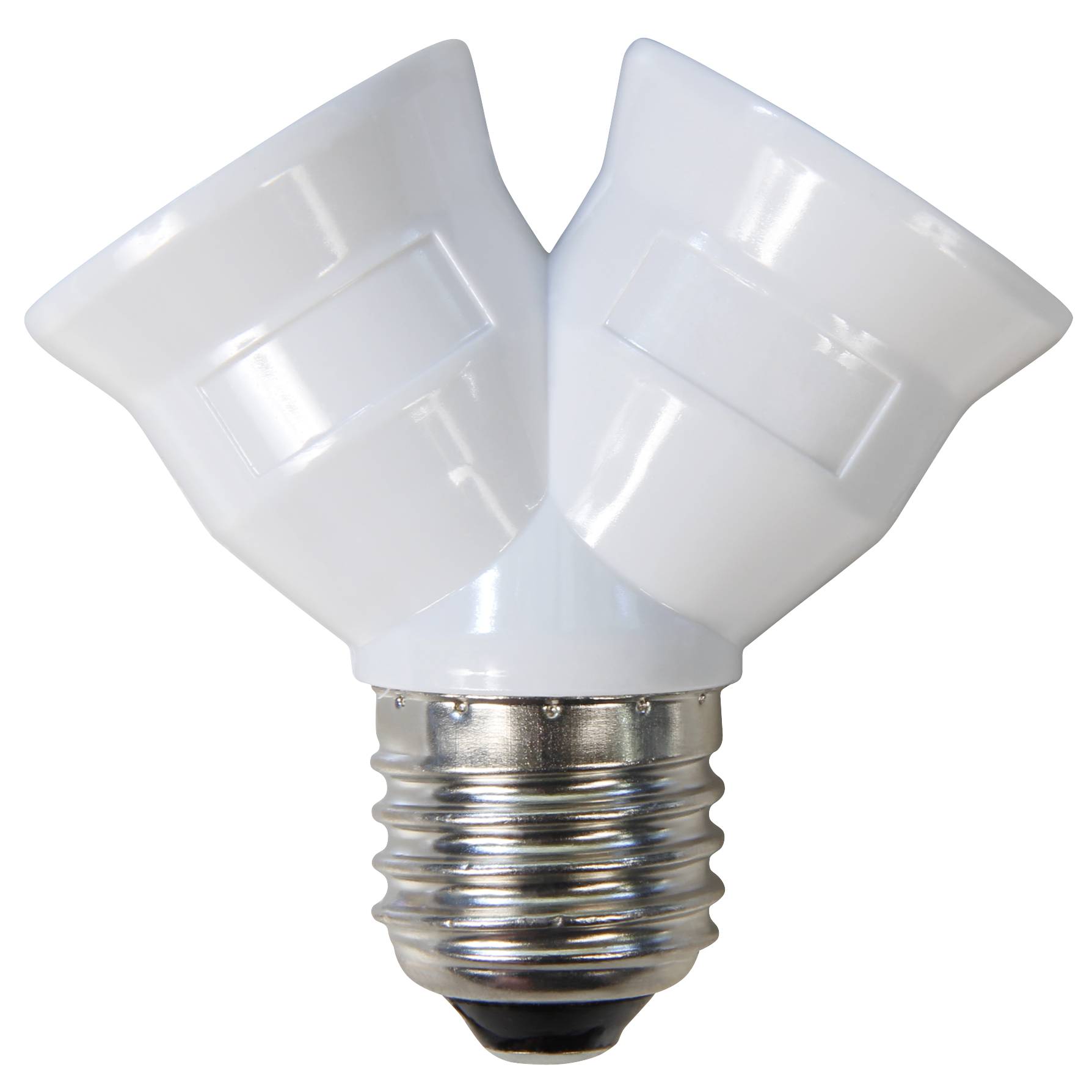 Lampenfassung McShine E27 auf 2x E27, Y-Adapter