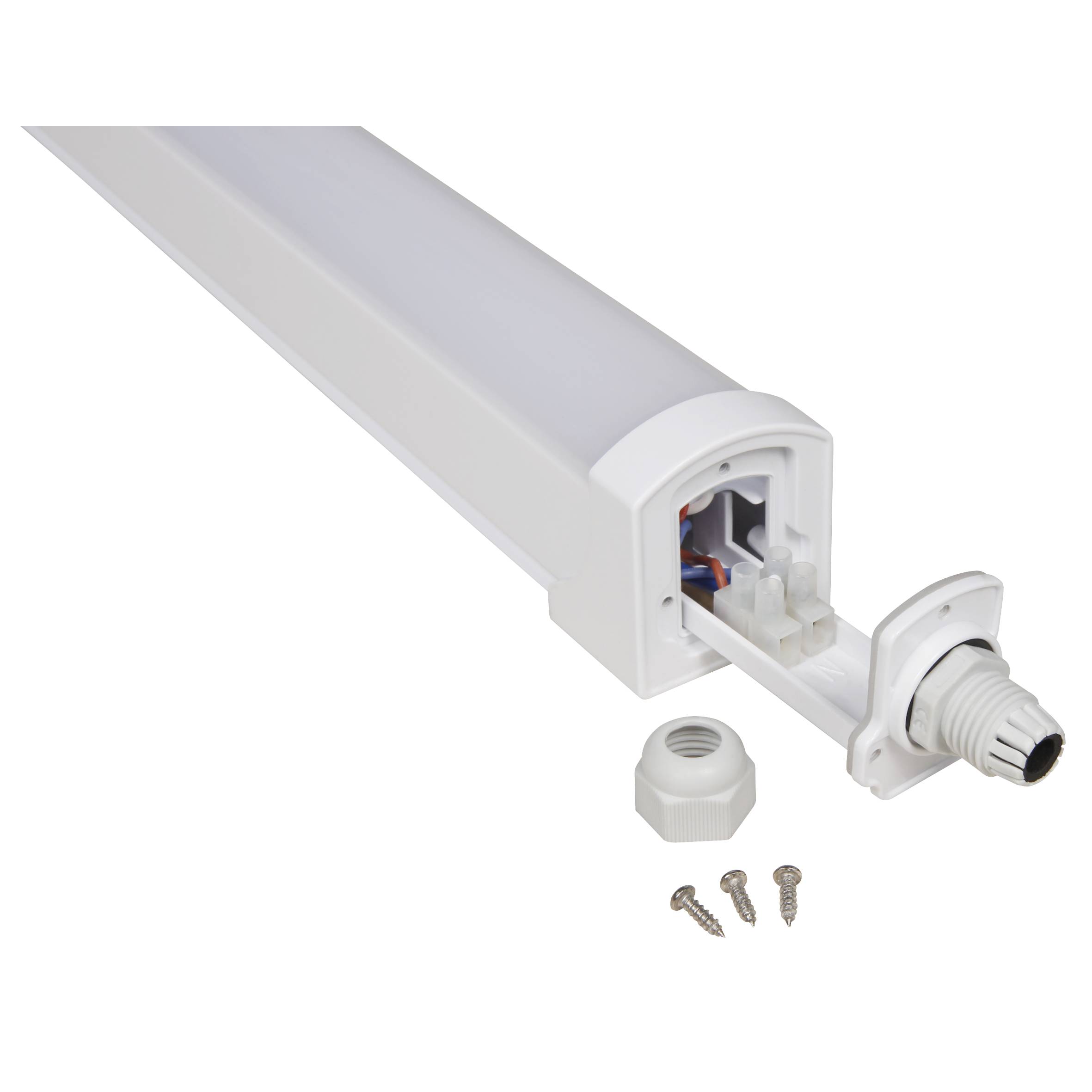 LED Feuchtraumleuchte McShine "FL-150" IP65, 4500lm, 4000K, 150cm, neutralweiß