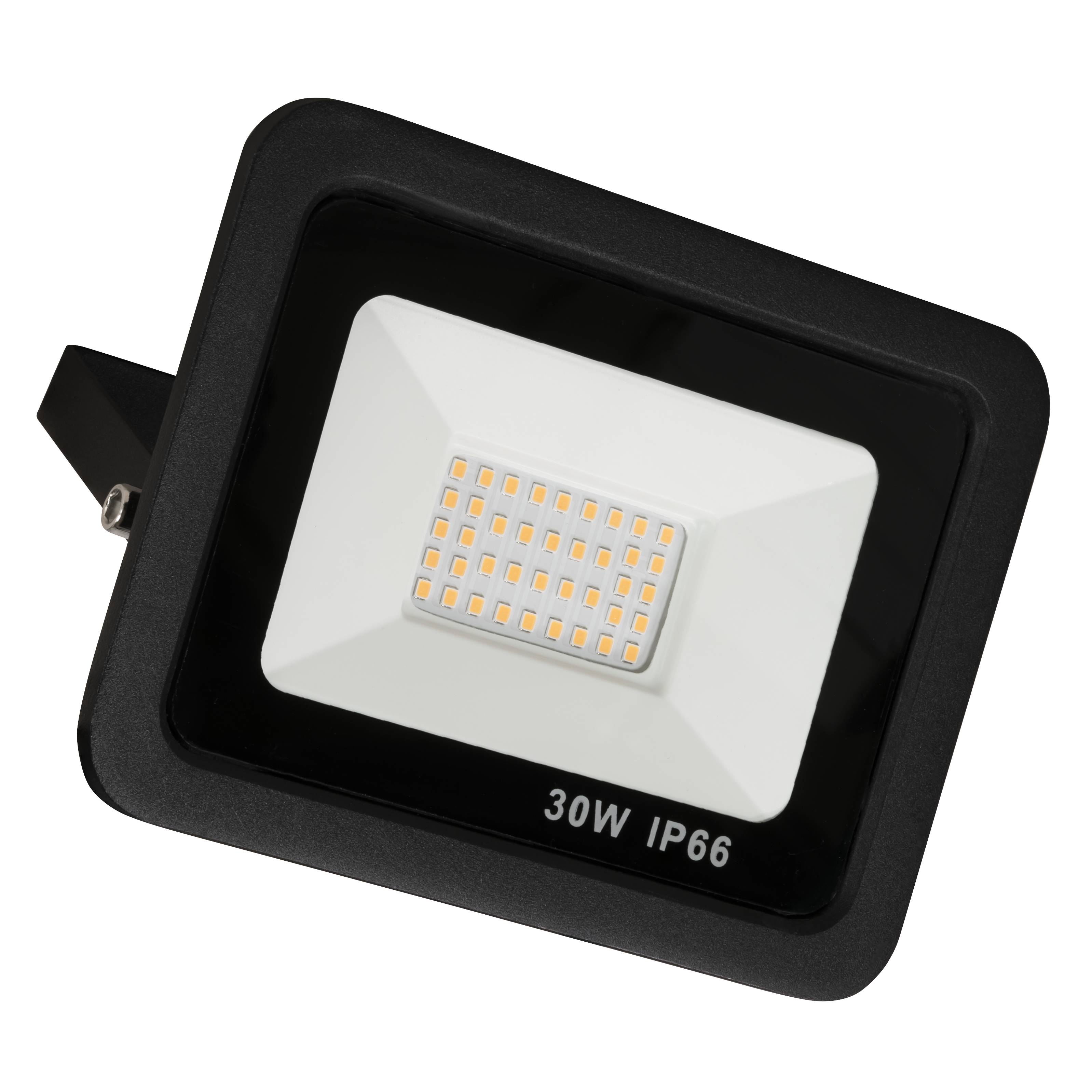 LED-Außenstrahler McShine "Slim" 30W, 2550 Lumen, IP66, 3000K, warmweiß