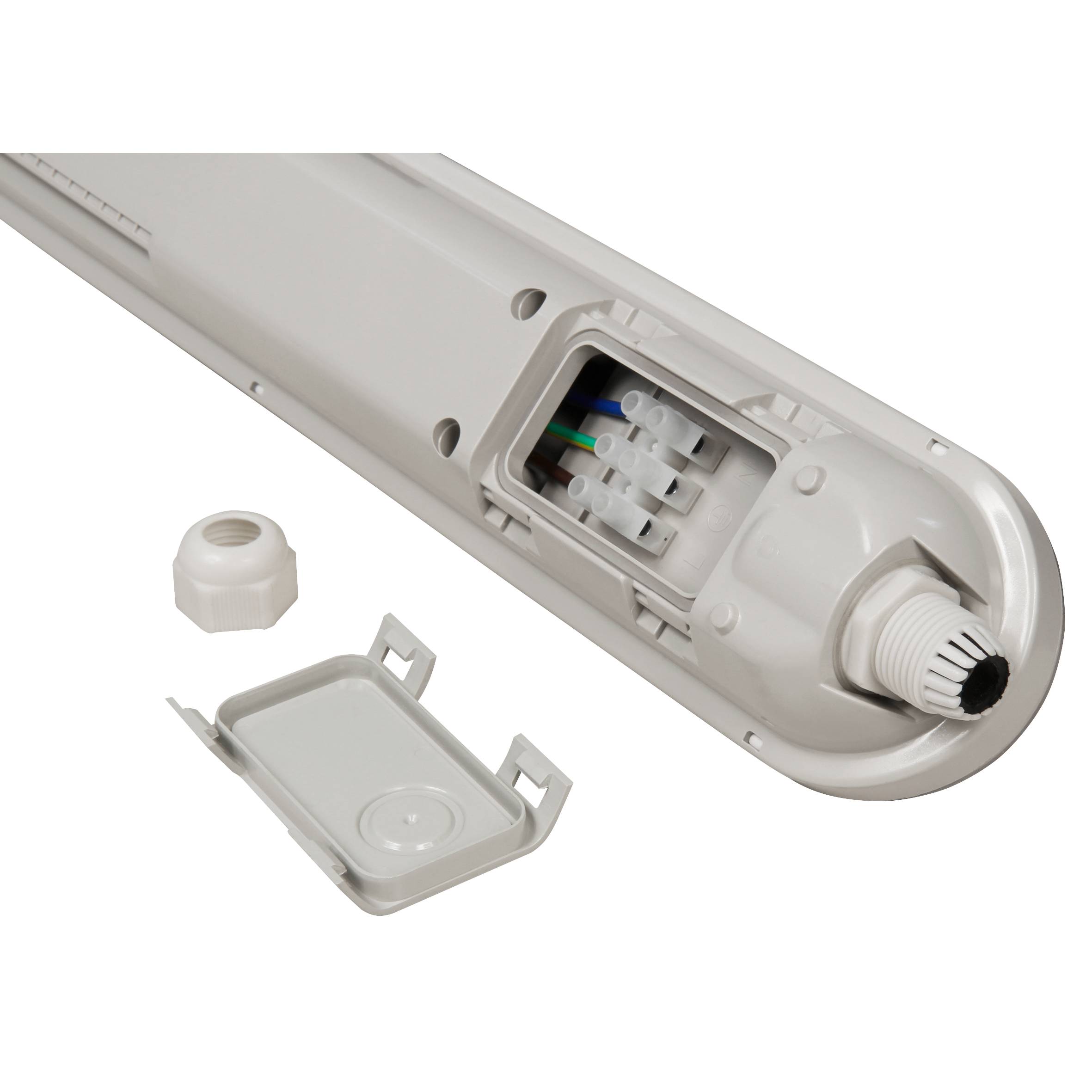 LED Feuchtraumleuchte McShine "FL-126", IP65, 5500lm, 4000K, 150cm, neutralweiß