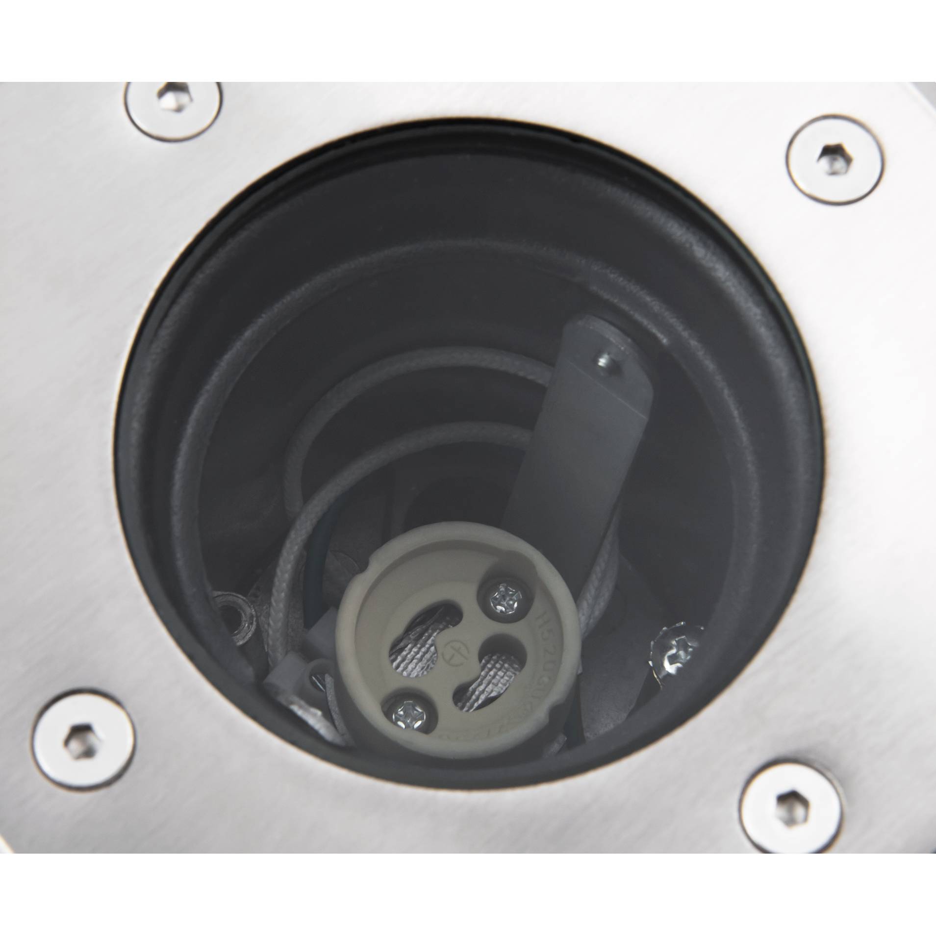 Bodeneinbauleuchte McShine "BL-12RS" GU10-Fassung, Ø120mm, schwenkbar