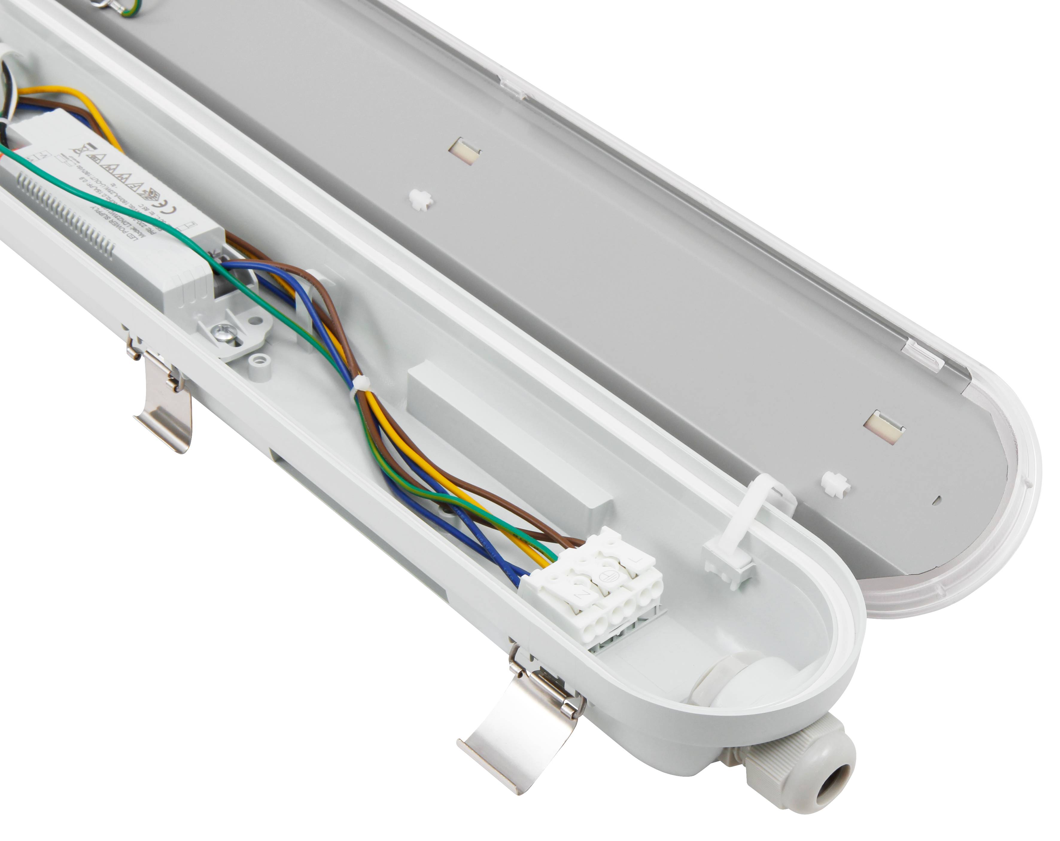 LED Feuchtraumleuchte McShine "FL-212", IP65, 5.400lm, 4000K, 36W, 120cm, neutralweiß