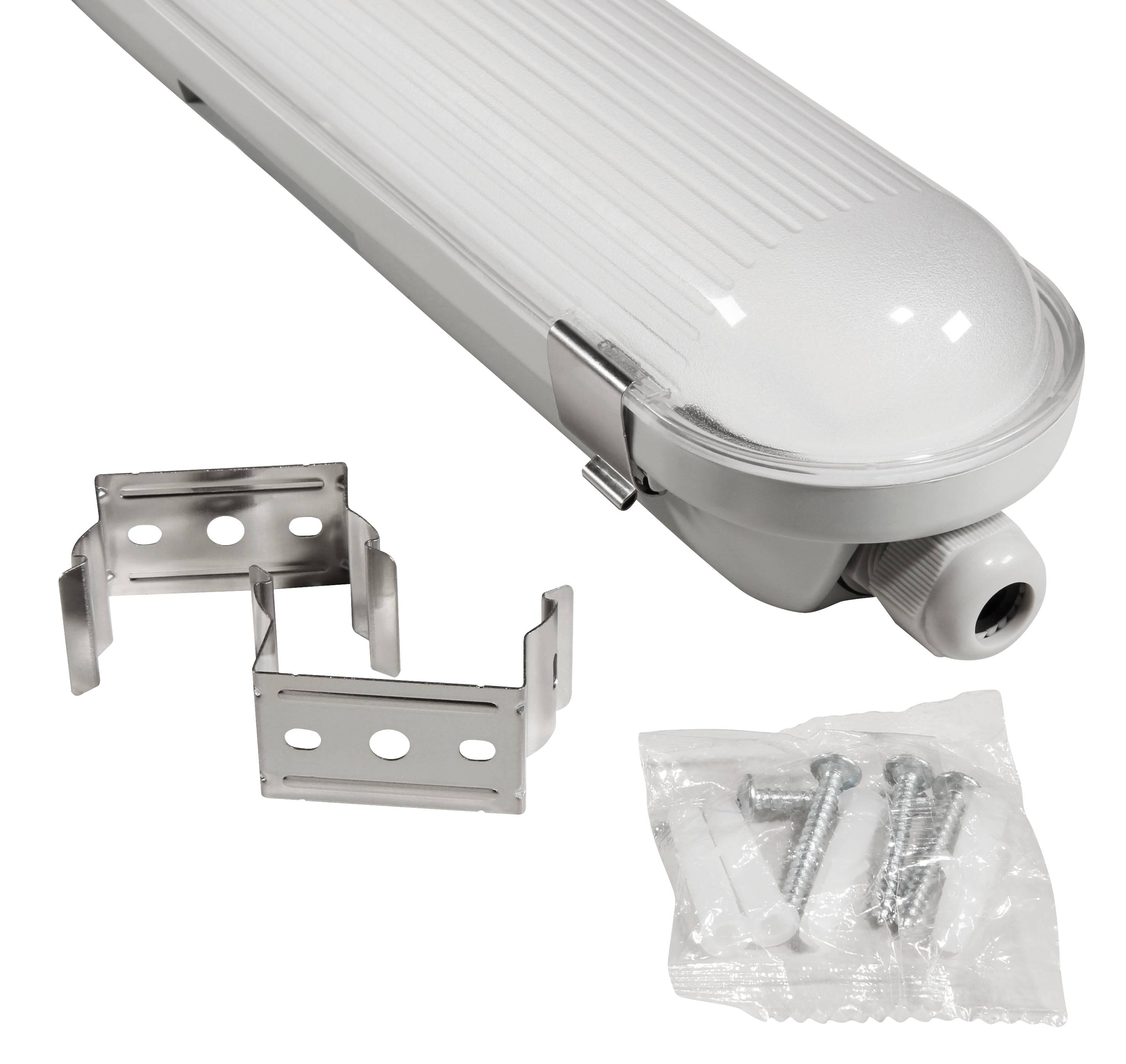 LED Feuchtraumleuchte McShine "FL-212", IP65, 5.400lm, 4000K, 36W, 120cm, neutralweiß