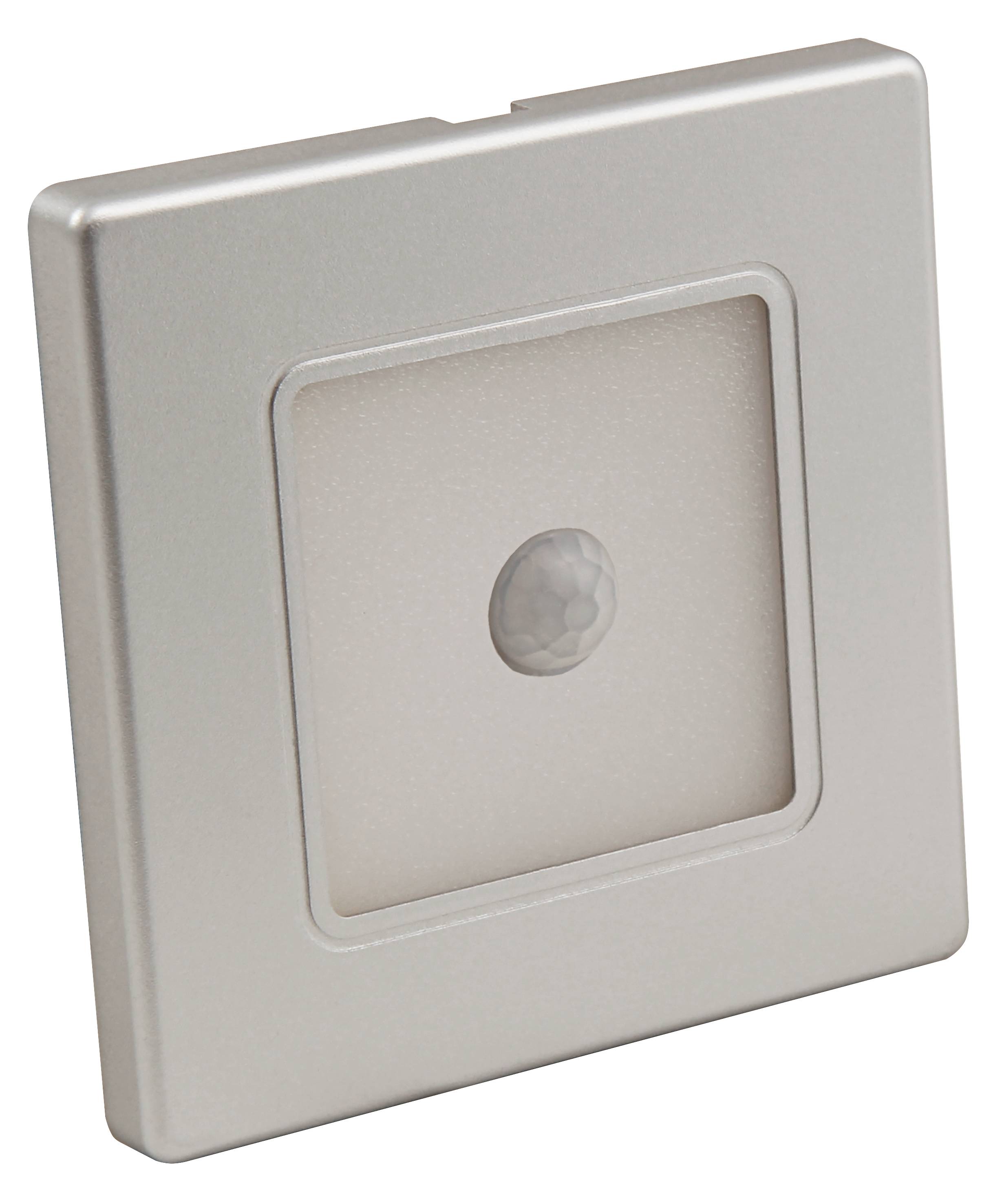 LED-Wand-Einbauleuchte McShine "LWE-86SB" 2W, 150lm, warmweiß, silberner Rahmen