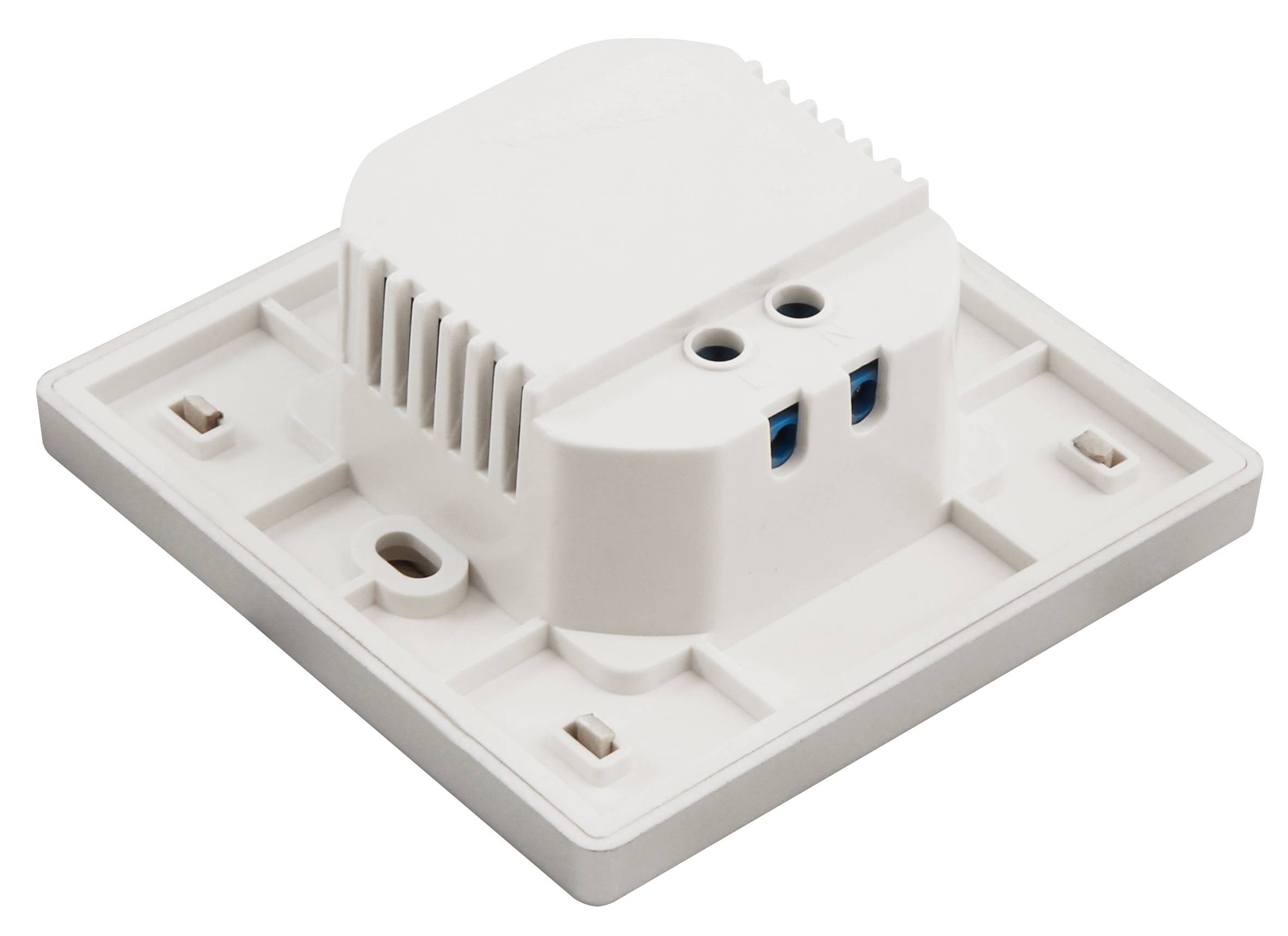 LED-Wand-Einbauleuchte McShine "LWE-86SB" 2W, 150lm, warmweiß, silberner Rahmen