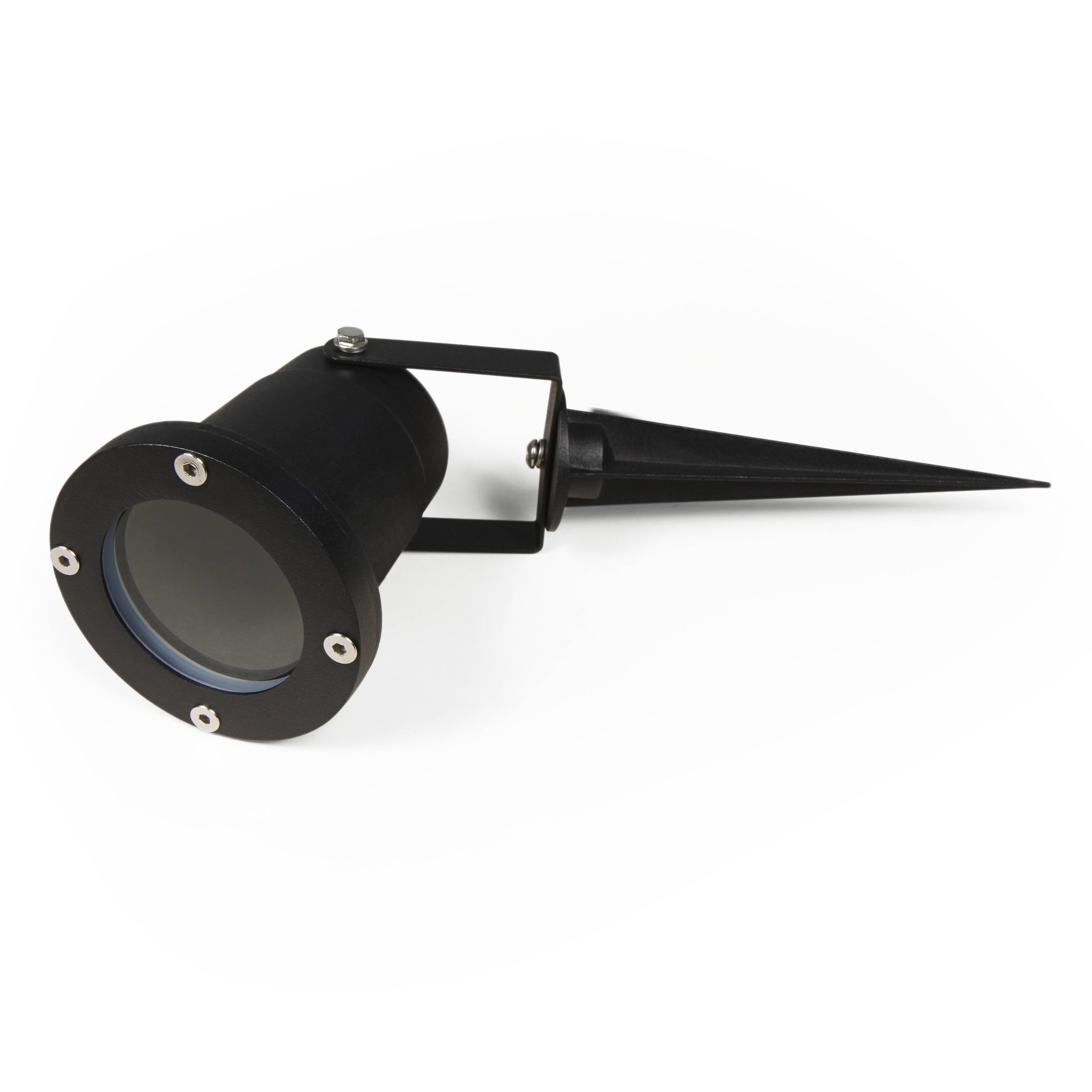 Gartenleuchte McShine "GL-35", 1m Kabel, Erdspieß, GU10-Fassung