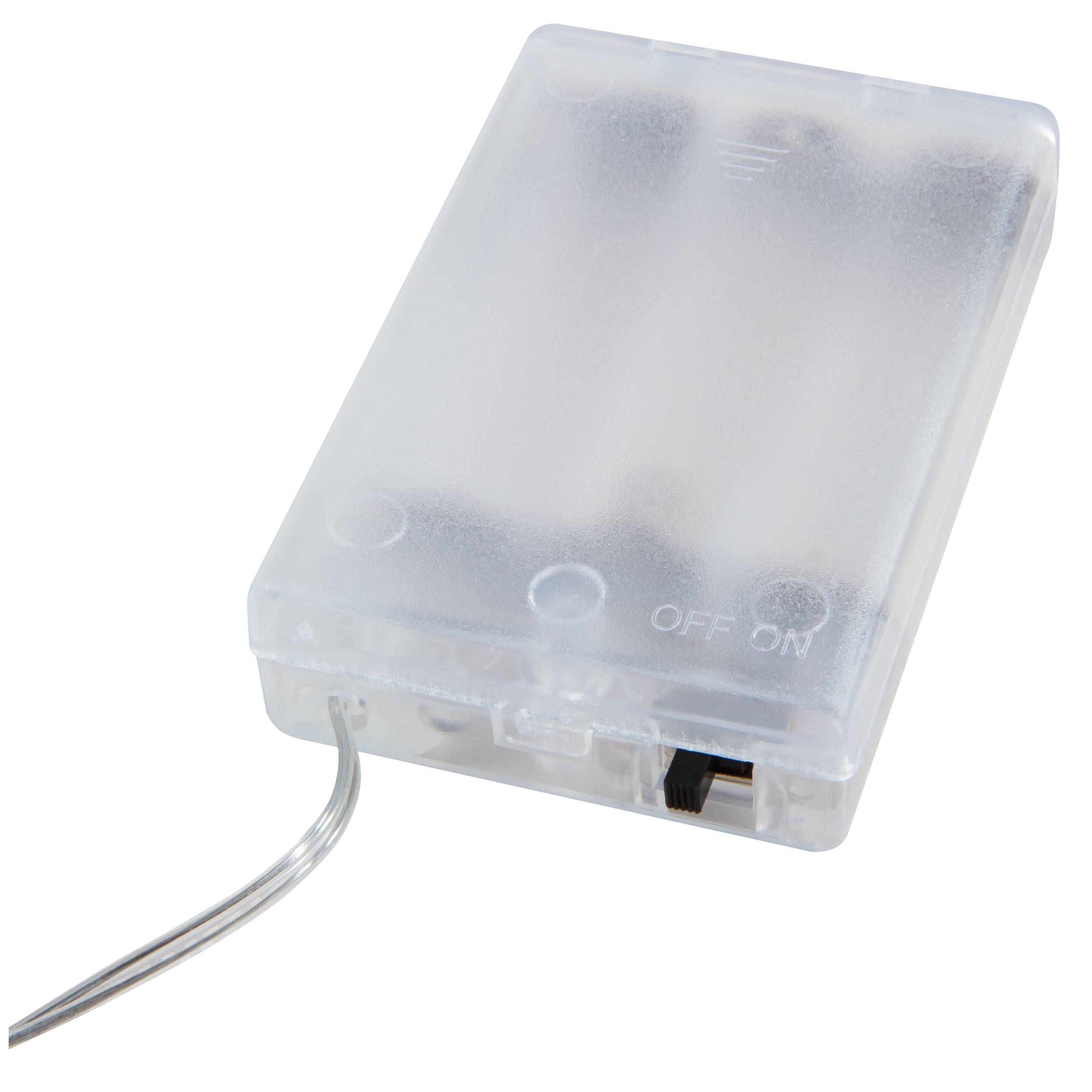LED Draht-Lichterkette McShine "Micro" 80 LEDs, warmweiß, Batteriebetrieb