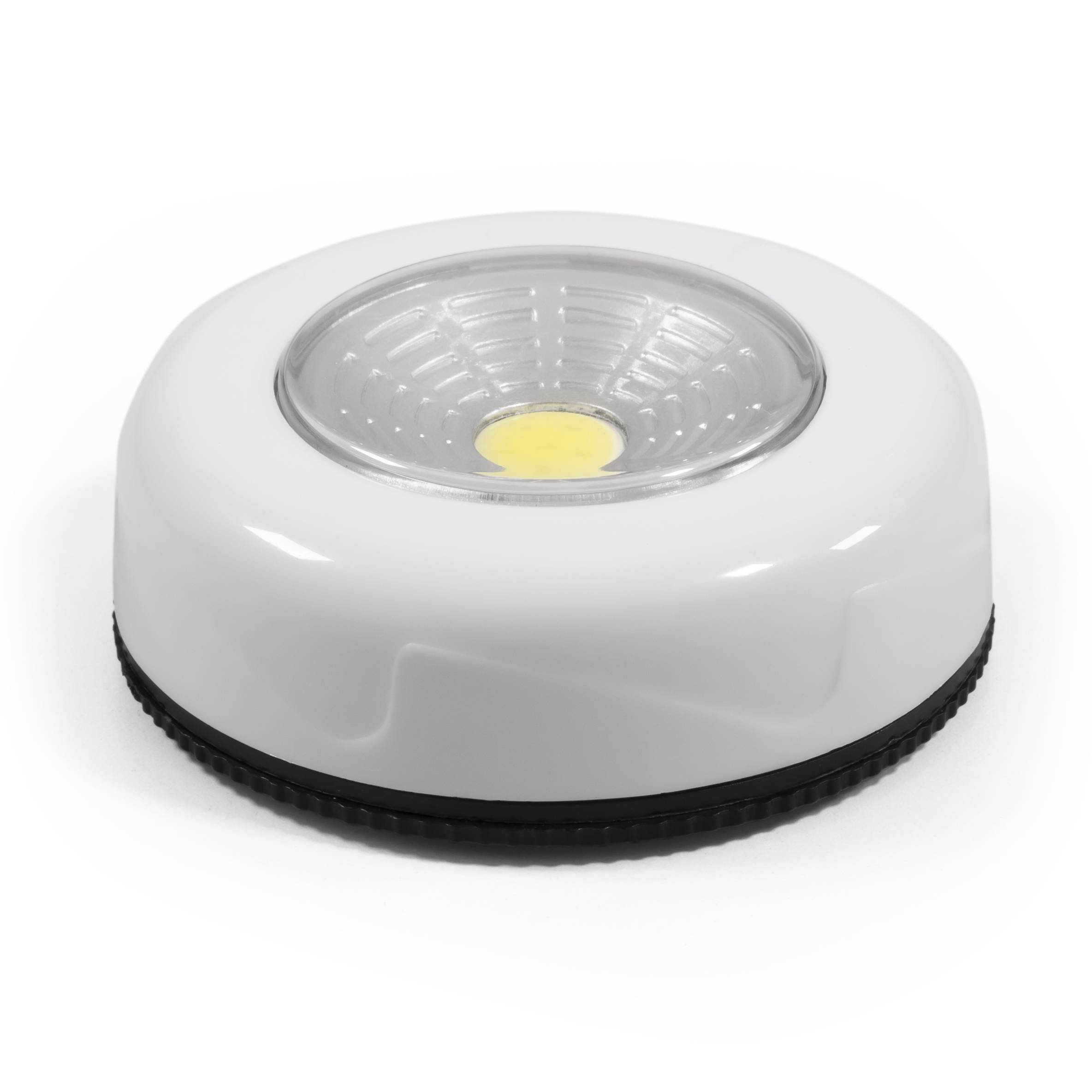 LED-Klebeleuchte McShine "LK1-COB" mit Klebefolie, Ø70x22mm, weiß