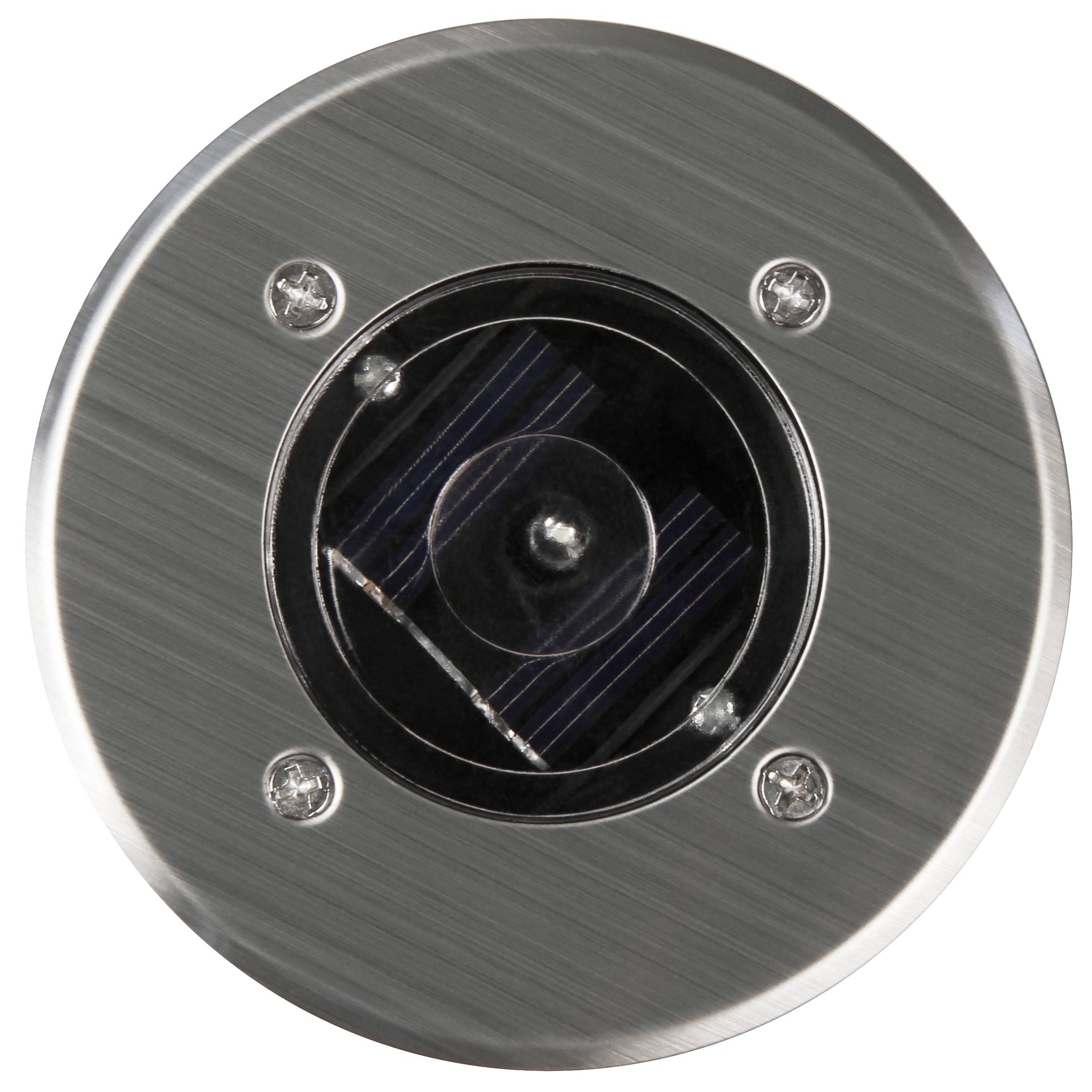 LED-Solar-Bodeneinbauleuchte McShine "LSB-08" Ø85x35mm, IP44