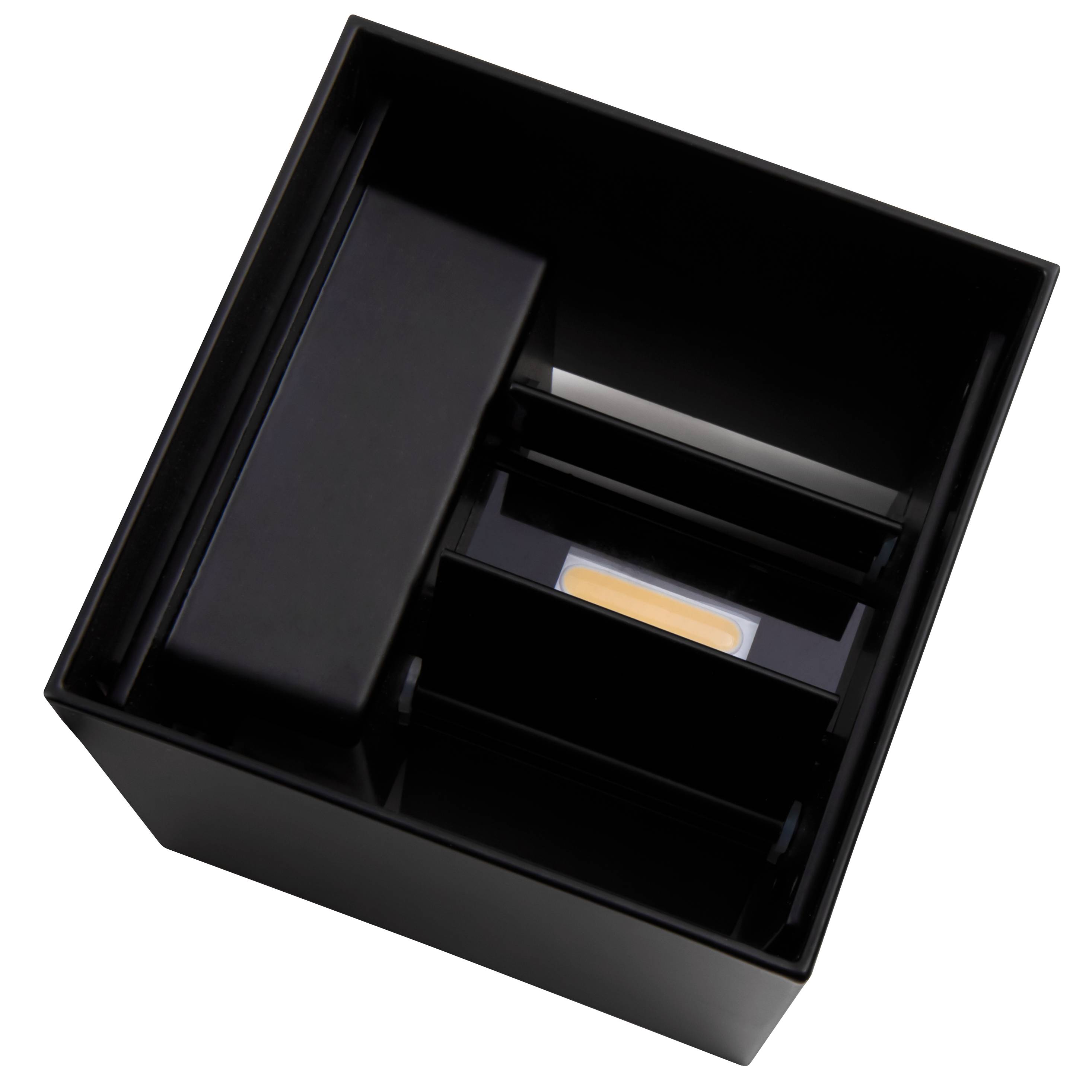 LED-Wandleuchte McShine "LW-107" IP54, 300lm, 6W, 3000K, warmweiß, schwarz