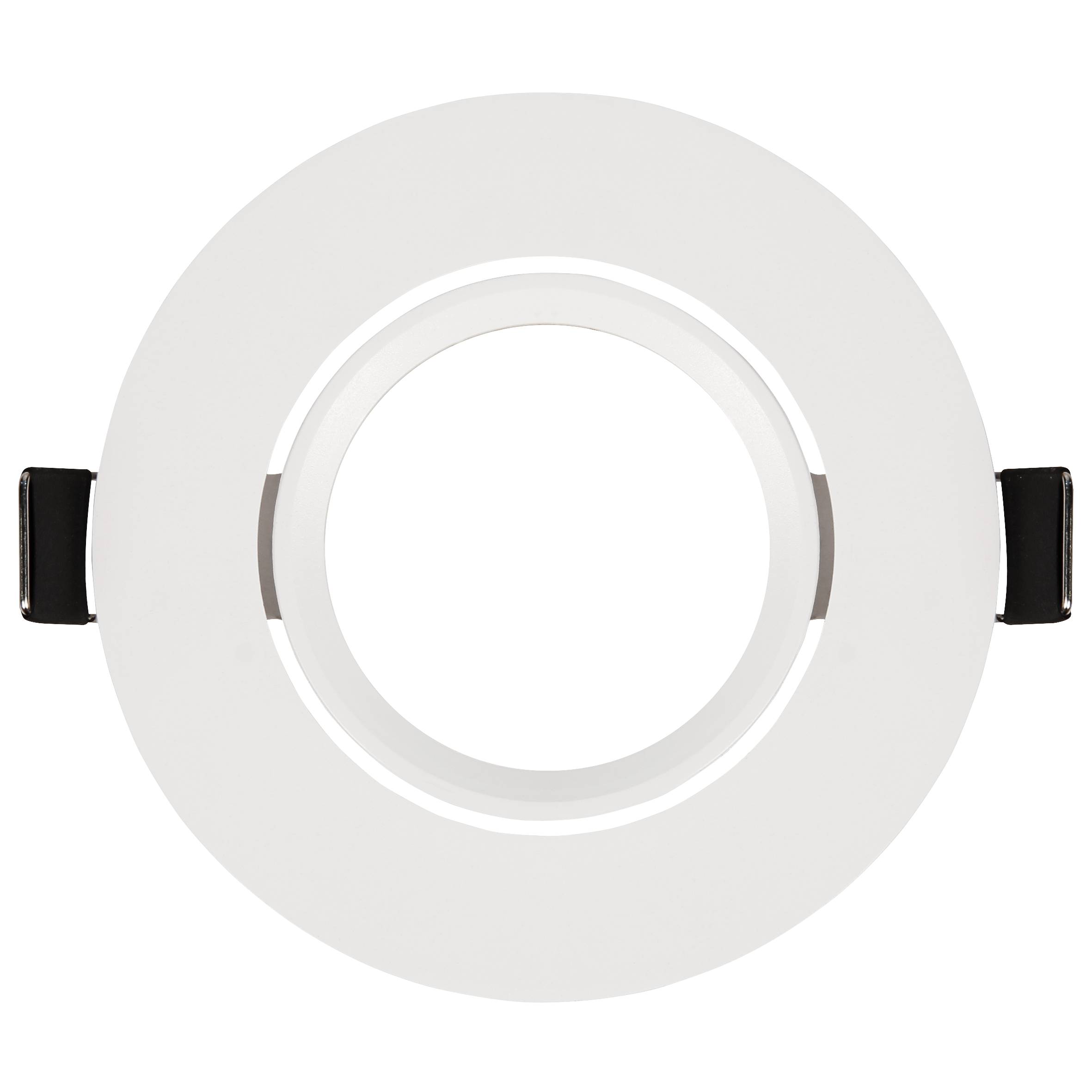 Einbaurahmen McShine "DL-475" rund, Ø90mm, schwenkbar, weiß