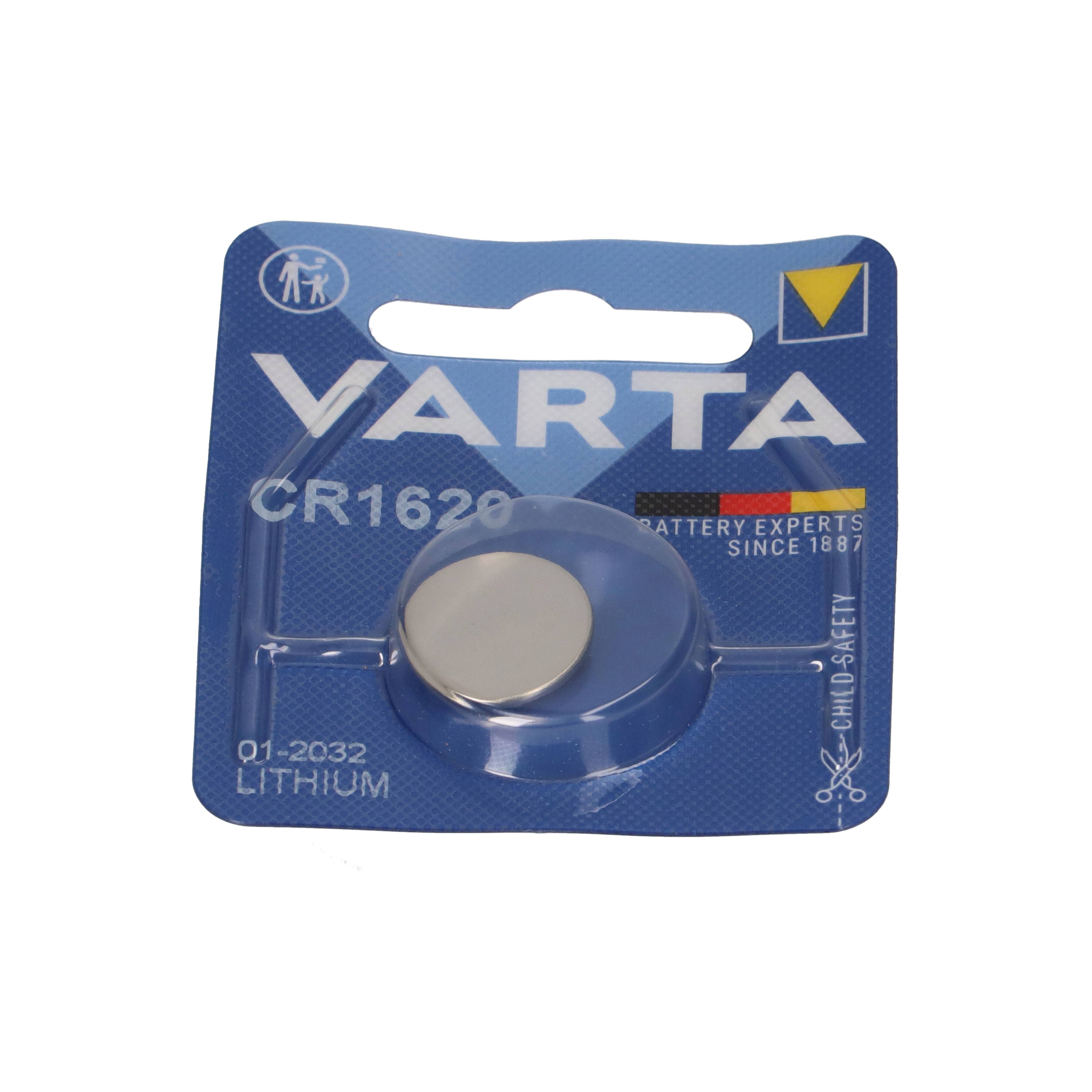 VARTA CR1620 Lithium-Knopfzelle 3V
