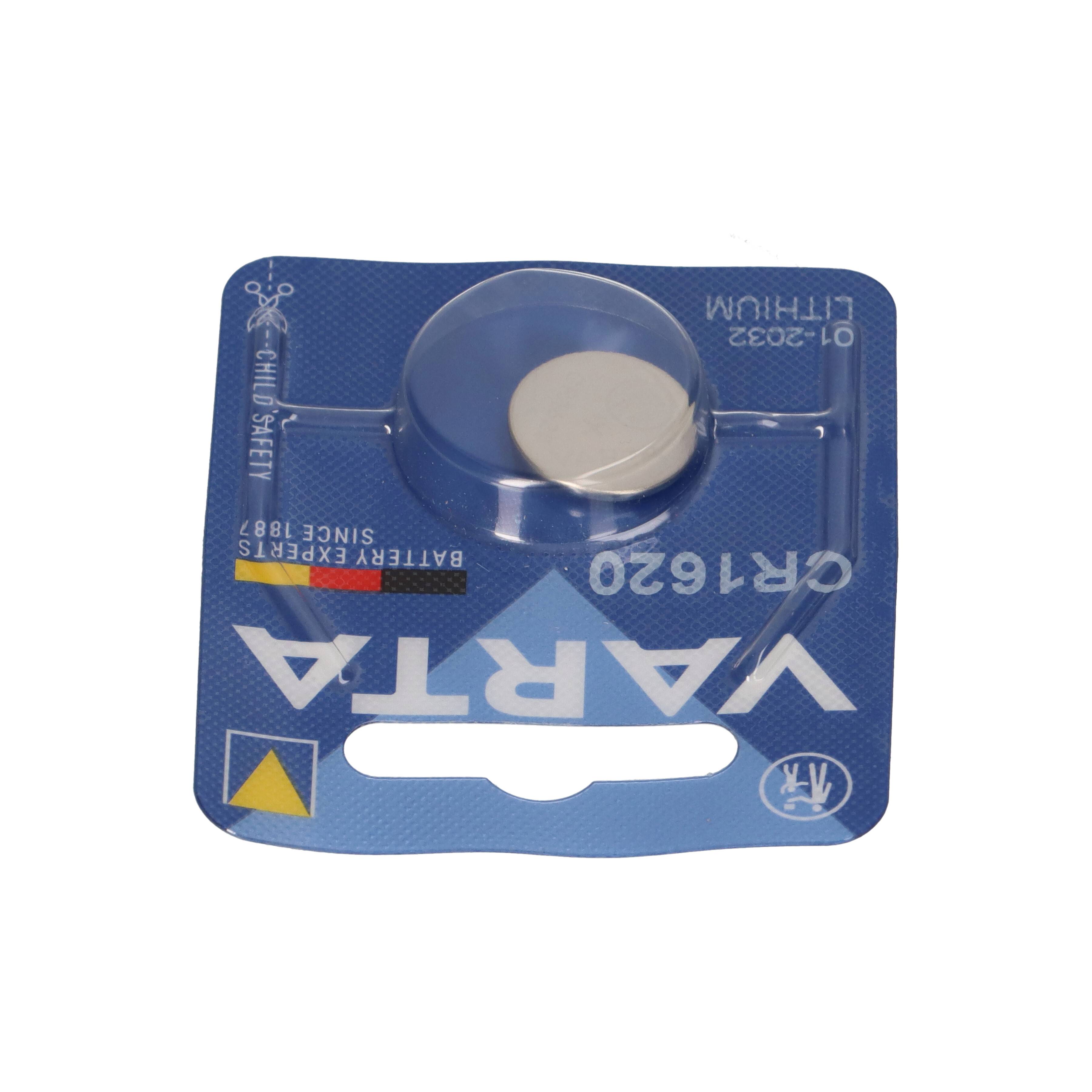 VARTA CR1620 Lithium-Knopfzelle 3V