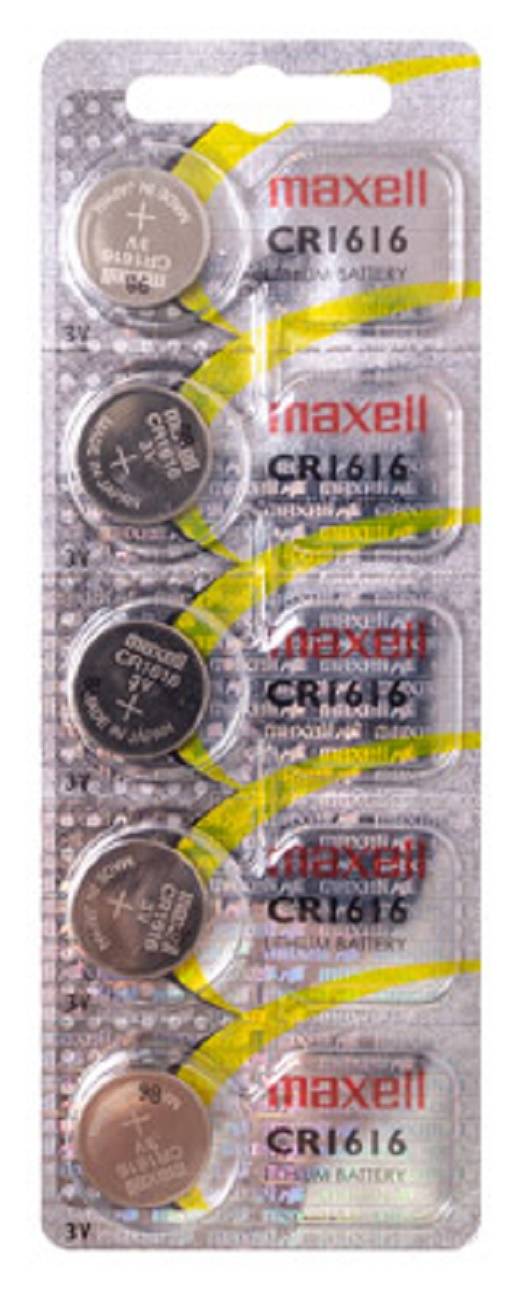Maxell CR1616 Lithium Knopfzelle 3V 5er Blister