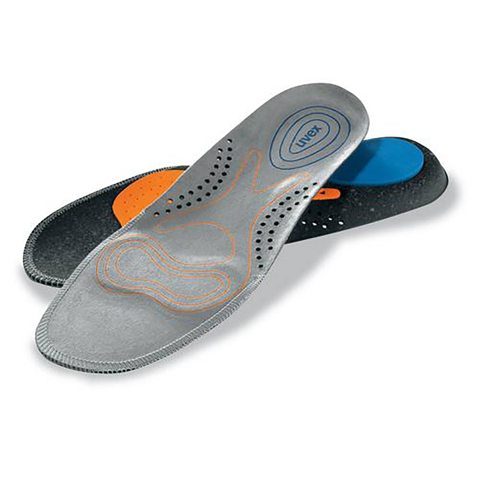 Uvex 9595638 Zubehör Einlegesohle 95956 grau, orange Weite 11 Größe 38