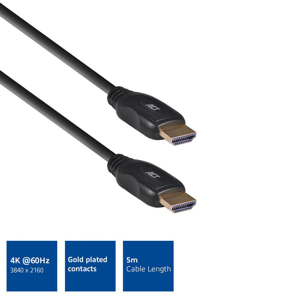 ACT AC3805 HDMI-Hochgeschwindigkeits-Videokabel - 5 Meter