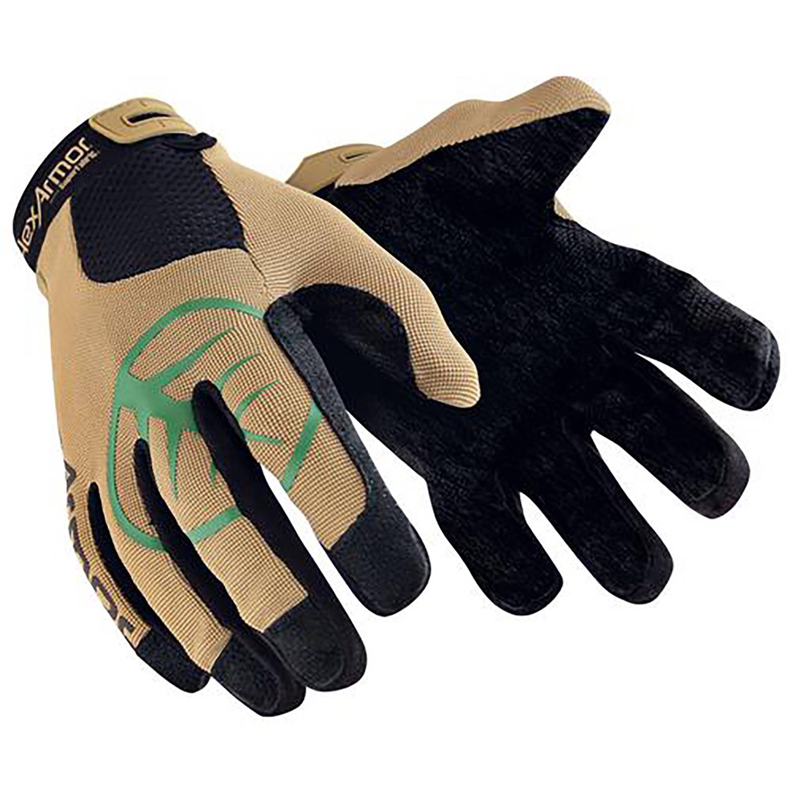 6001011 - Fingerschutz - Schwarz - Braun - EUE - Durchstoßfest - Elastan - Nylon