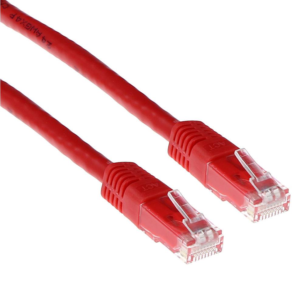 ACT IB9507 LSZH U/UTP CAT6 Patch Cord Rot - 7 Meter