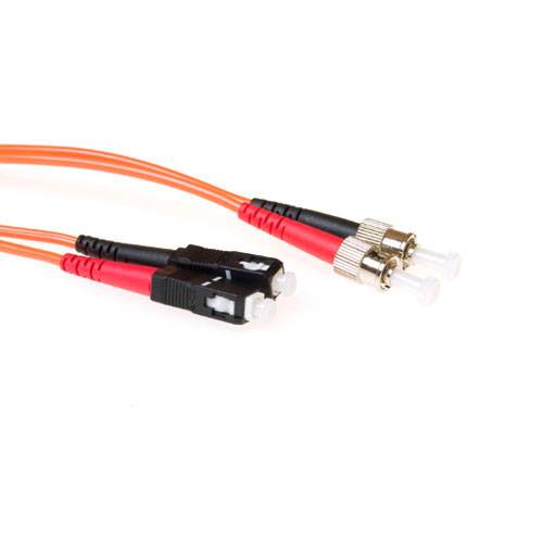 Ewent EL2002 Glasfaser Patchkabel Duplex LSZH - SC/ST 62.5/125µm OM1 - 2 Meter