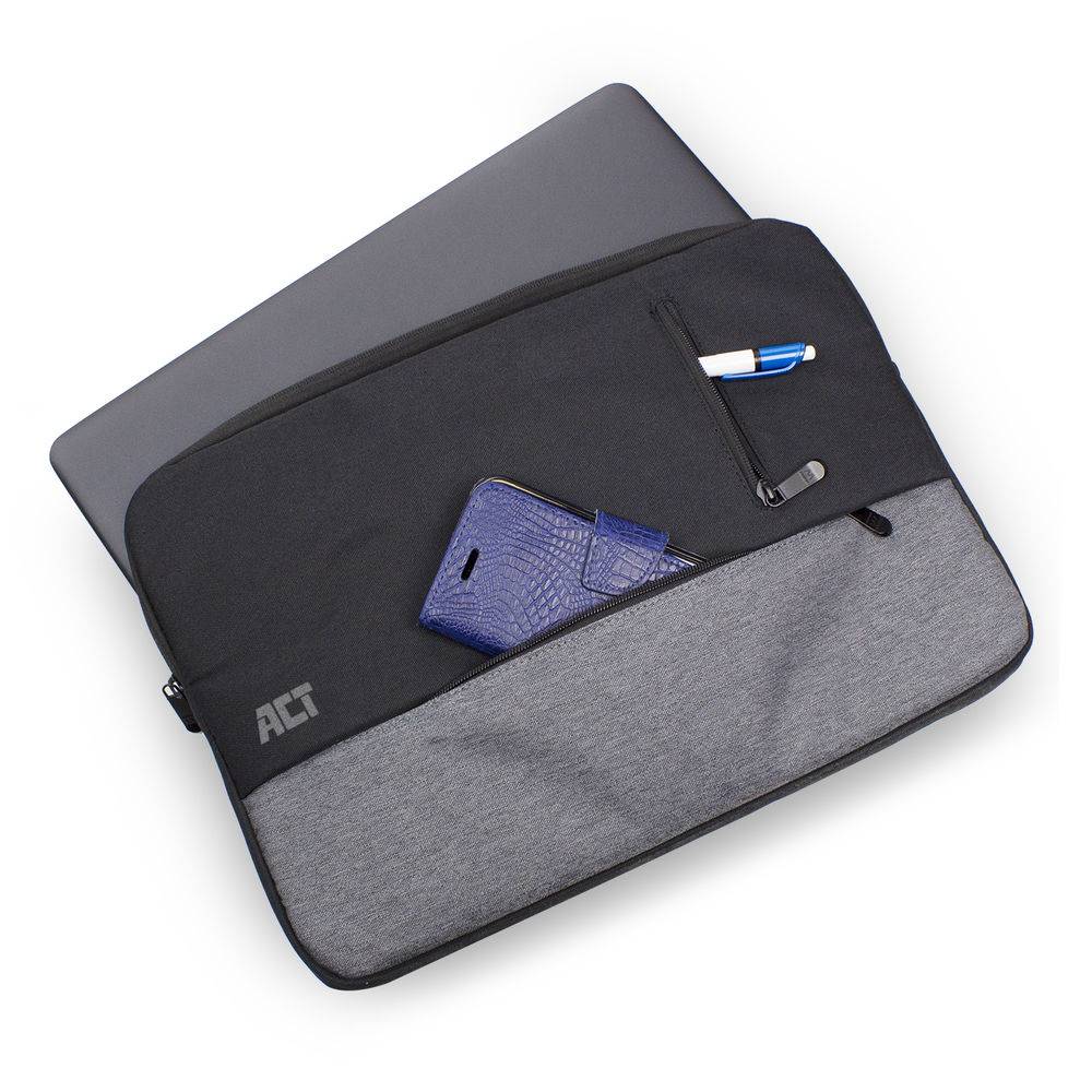ACT AC8545 Laptop-Tasche | 15,6 Zoll | Urban Serie | Schwarz/Grau