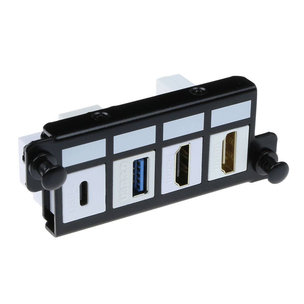 ACT FA2058 Adapterplatte für 4x Keystone FTP