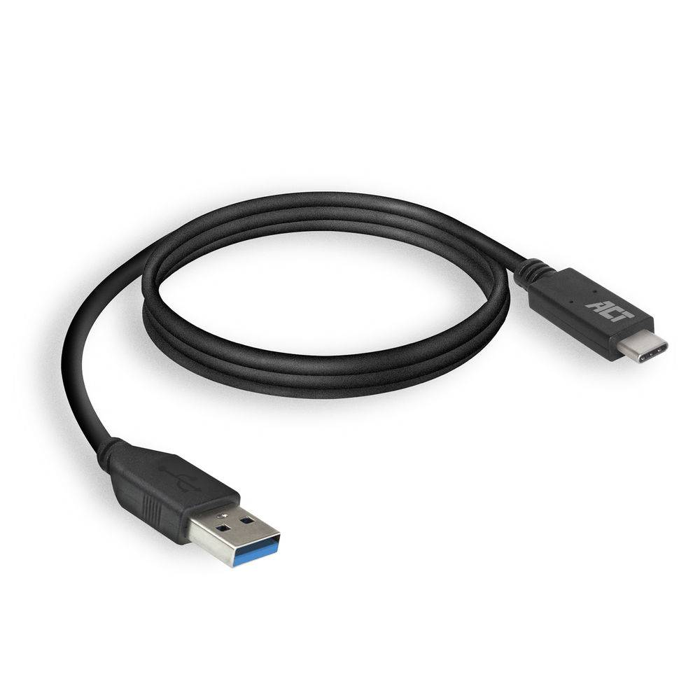 ACT AC7416 USB-A/USB-C Verbindungskabel | USB 3.2 Gen1 | USB-A Stecker - USB-C Stecker | 5Gbps | 1 Meter