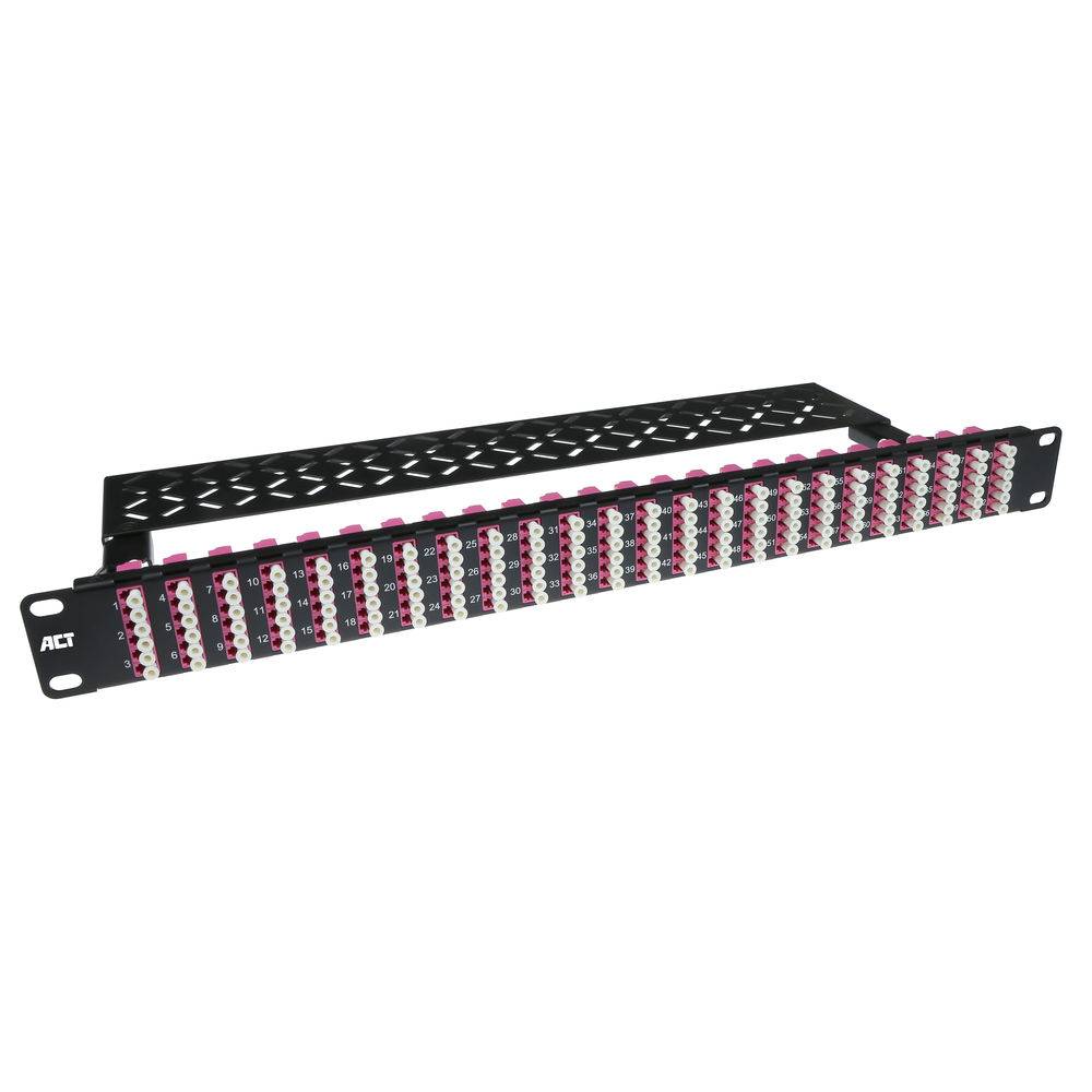 ACT Fiber panel high density 96 connections / 192 fibers LC multimode OM4 (FA2100)
