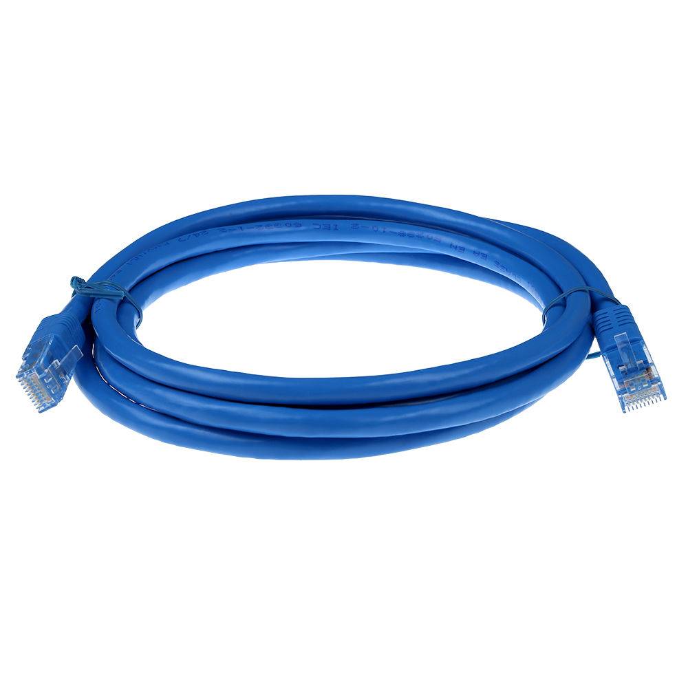 ACT IB9607 LSZH U/UTP CAT6 Patch Cord Blau - 7 Meter